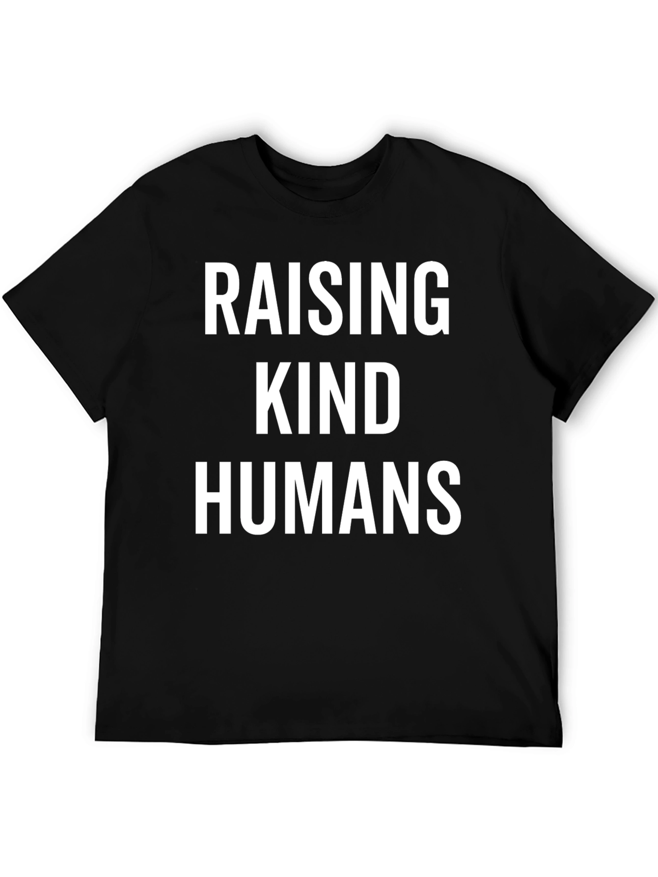 Raising Kind Humans Graphic Tee - Black