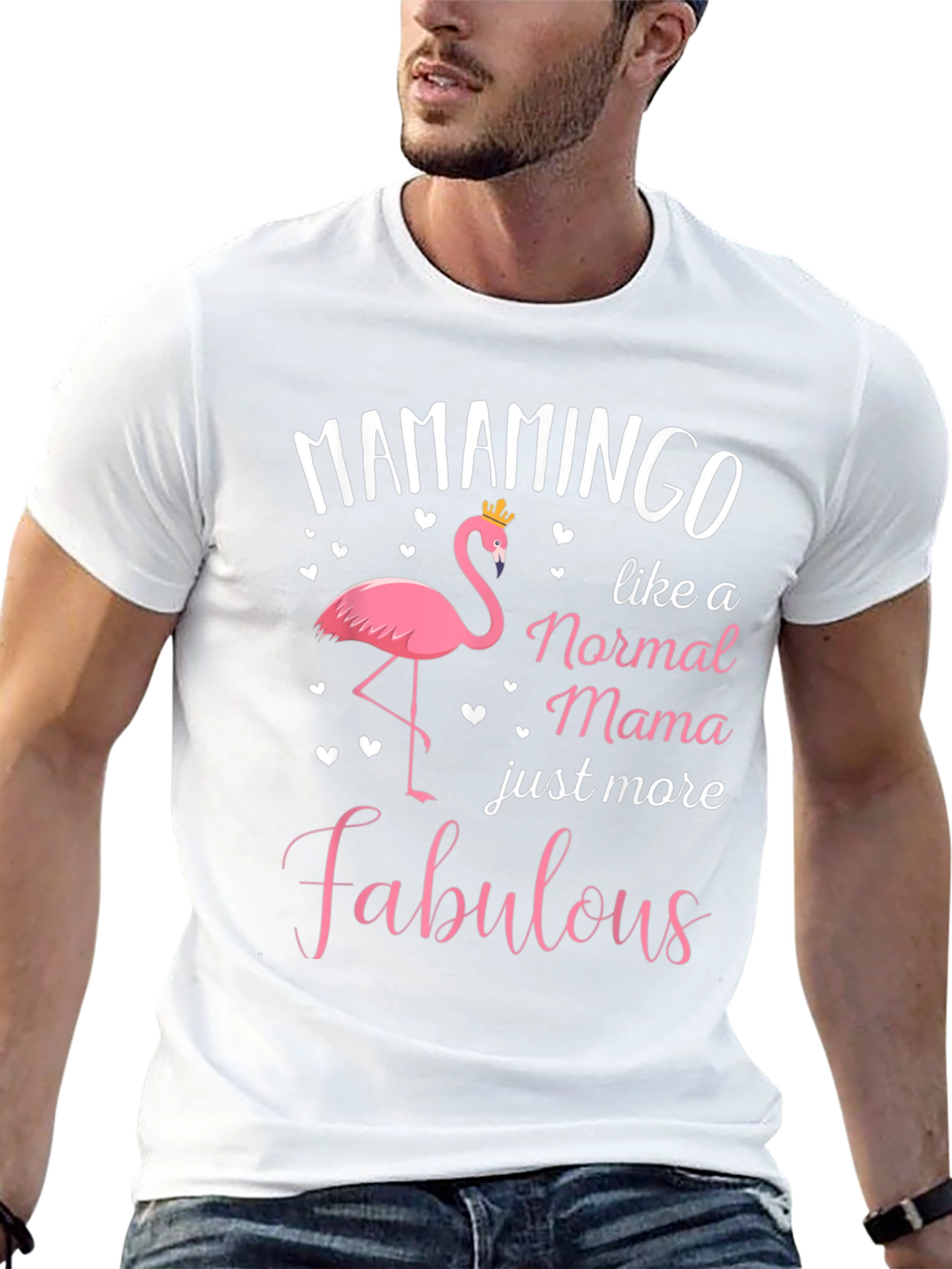MAMAMINGO T-Shirt Flamingo Mama Fabulous Graphic Tee