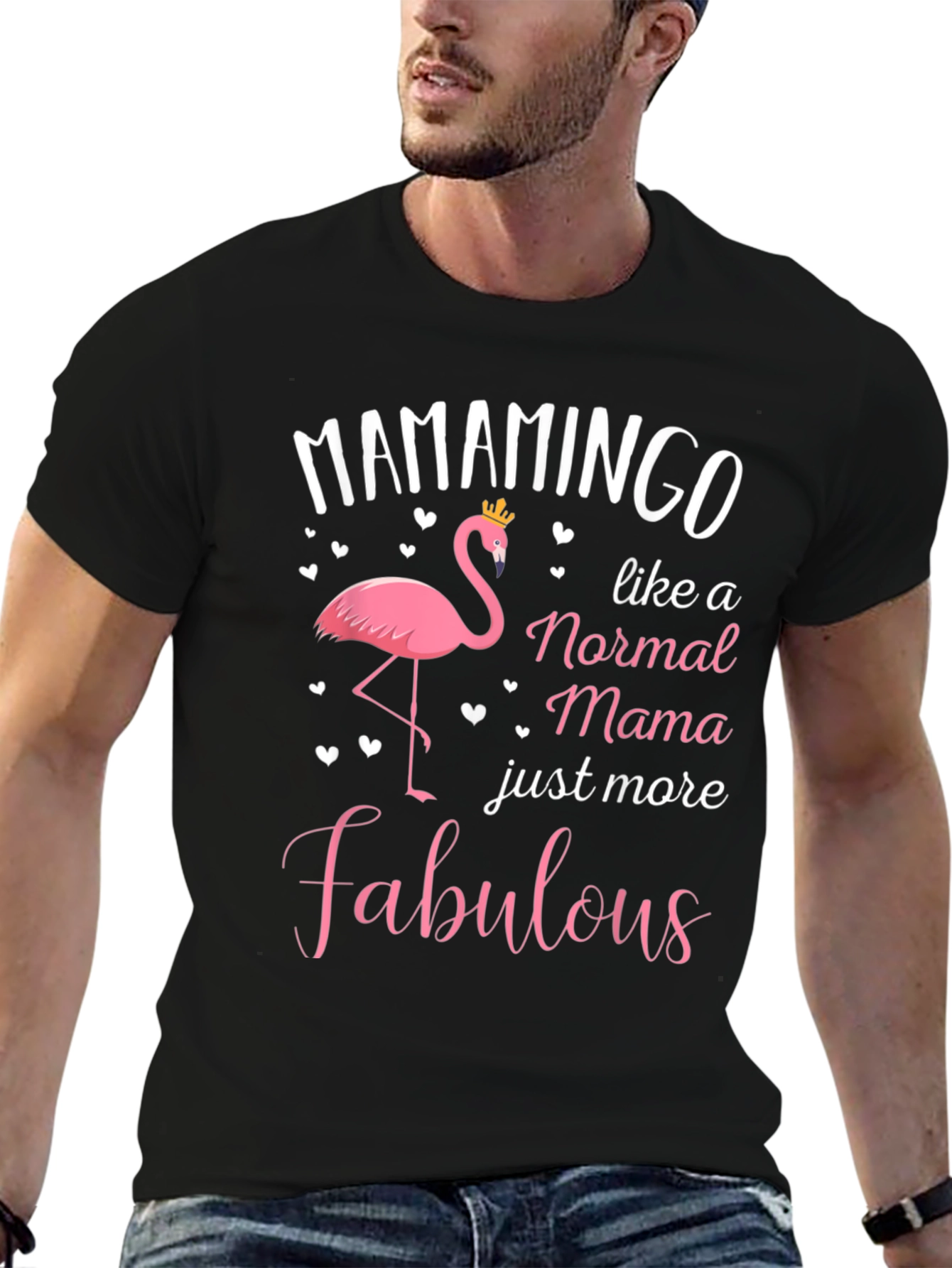 MAMAMINGO T-Shirt Flamingo Mama Fabulous Graphic Tee