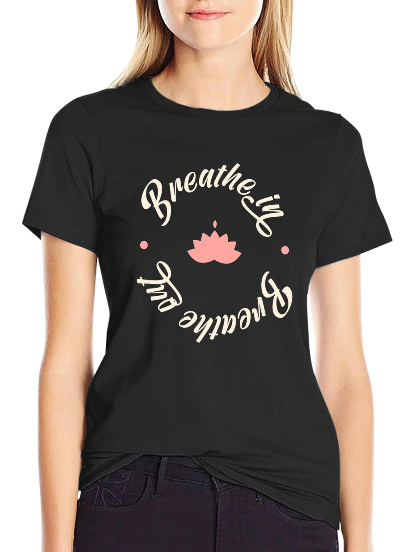 Breathe In Breathe Out Graphic T-Shirt