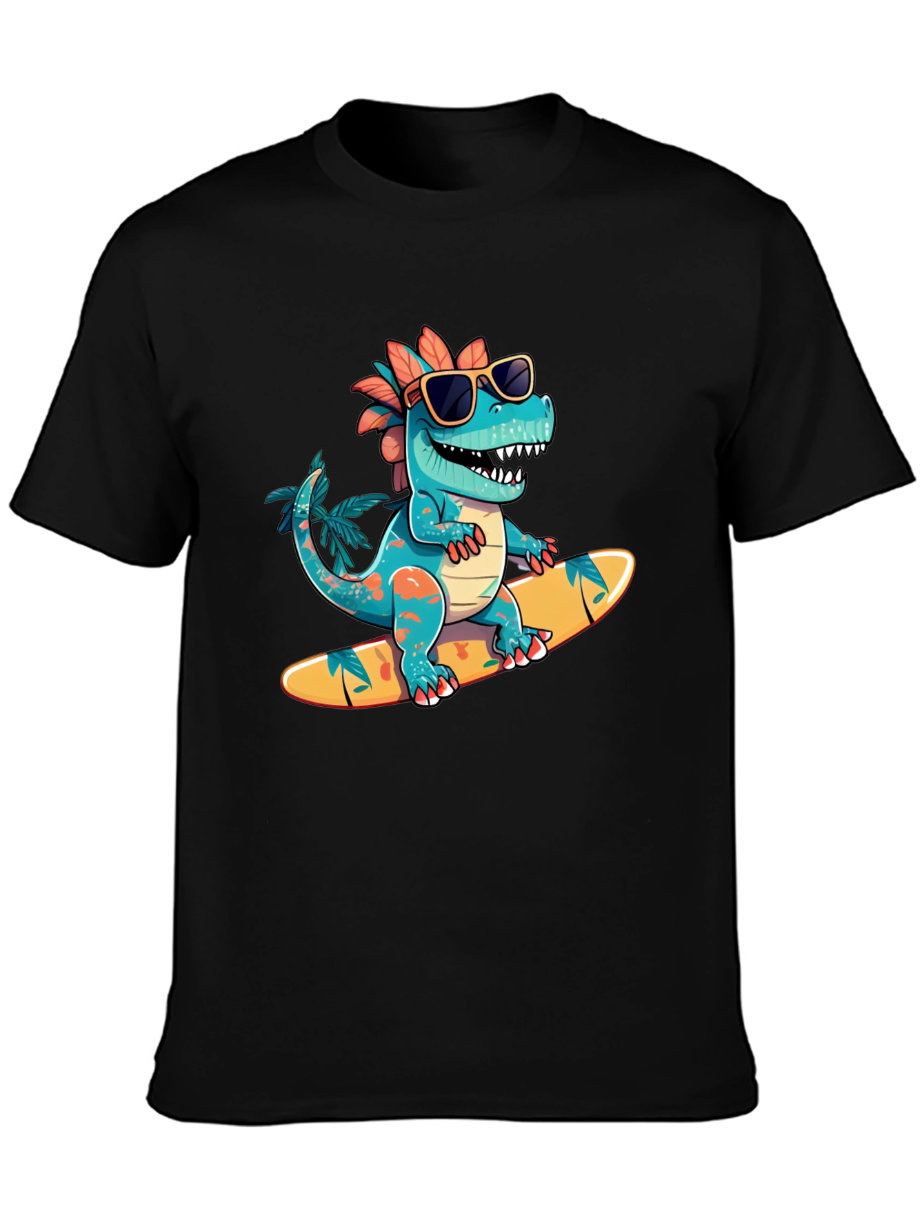Surfing Dinosaur T-Shirt