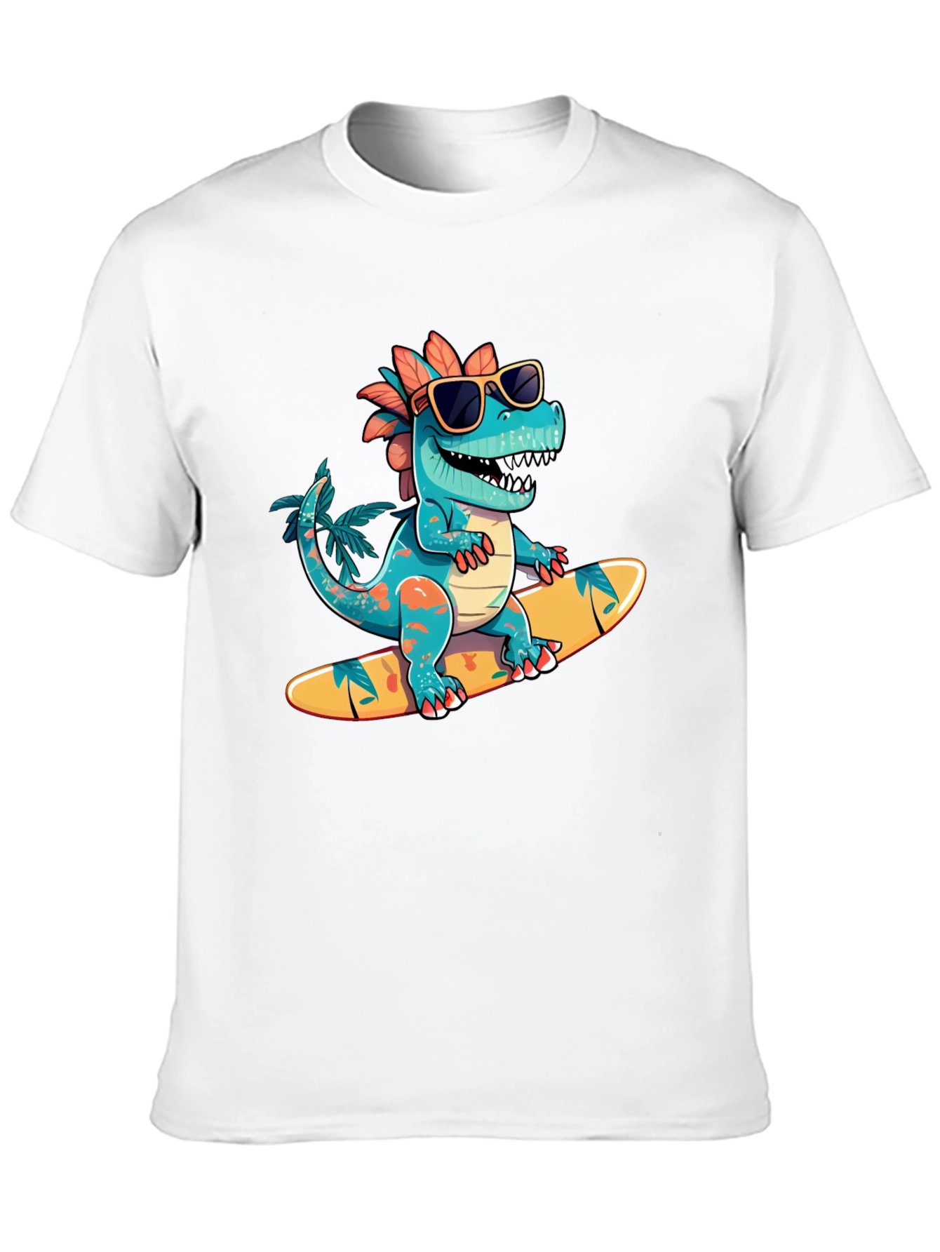 Surfing Dinosaur T-Shirt