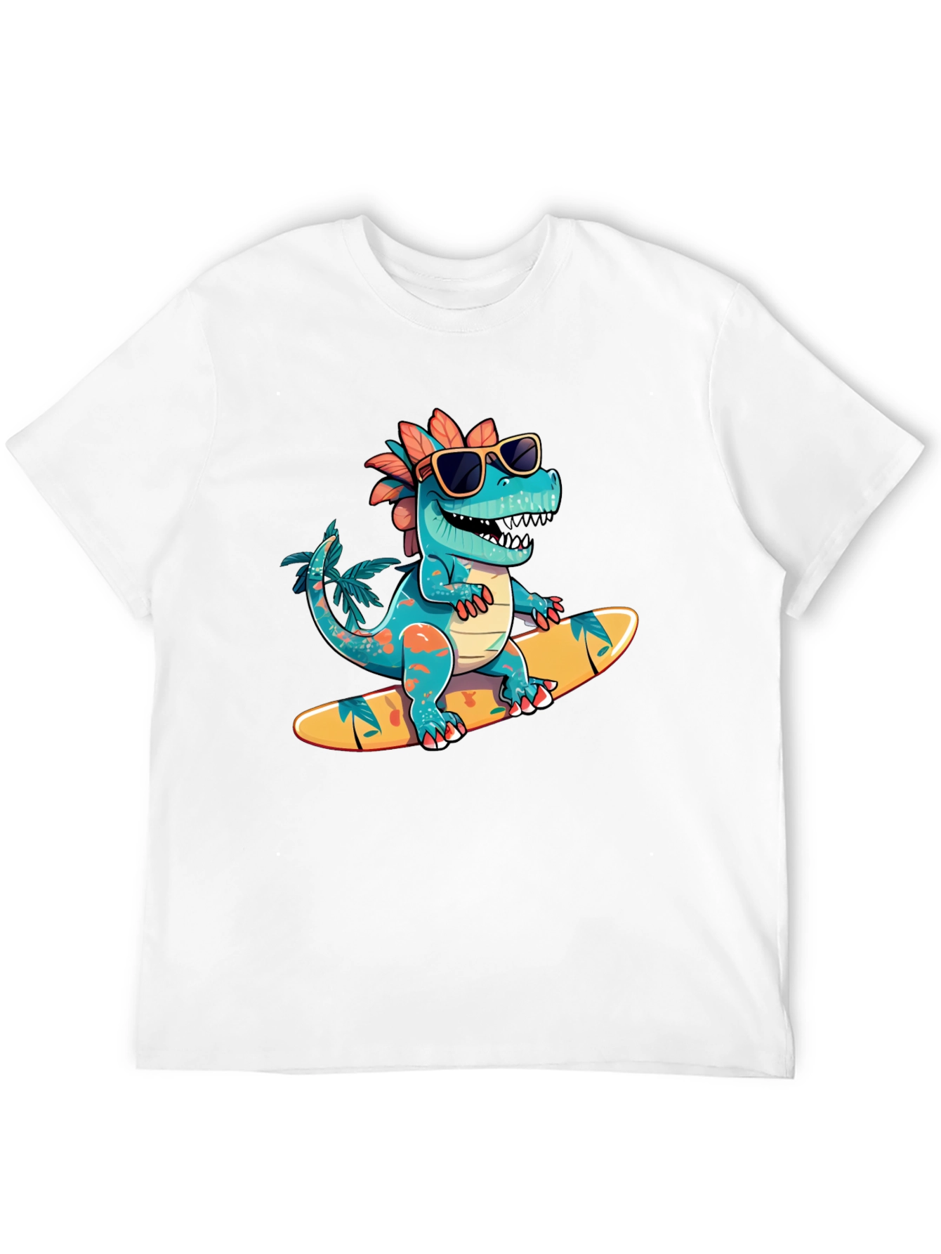Surfing Dinosaur T-Shirt