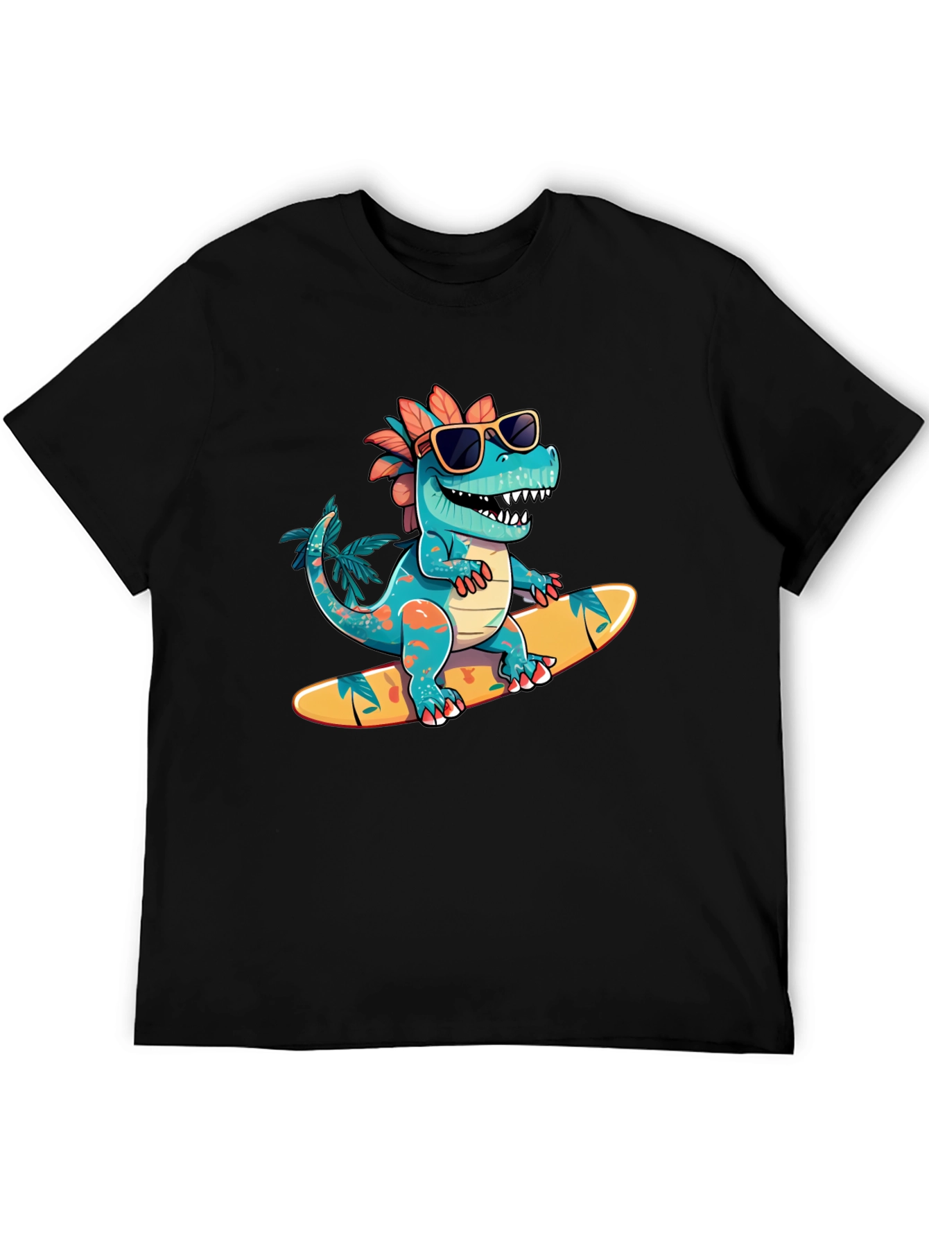 Surfing Dinosaur T-Shirt