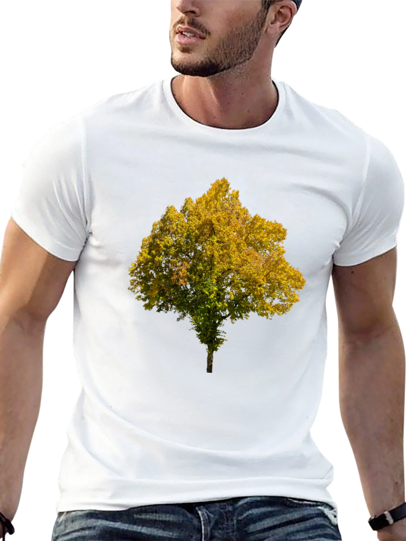 Tree Graphic Black T-Shirt