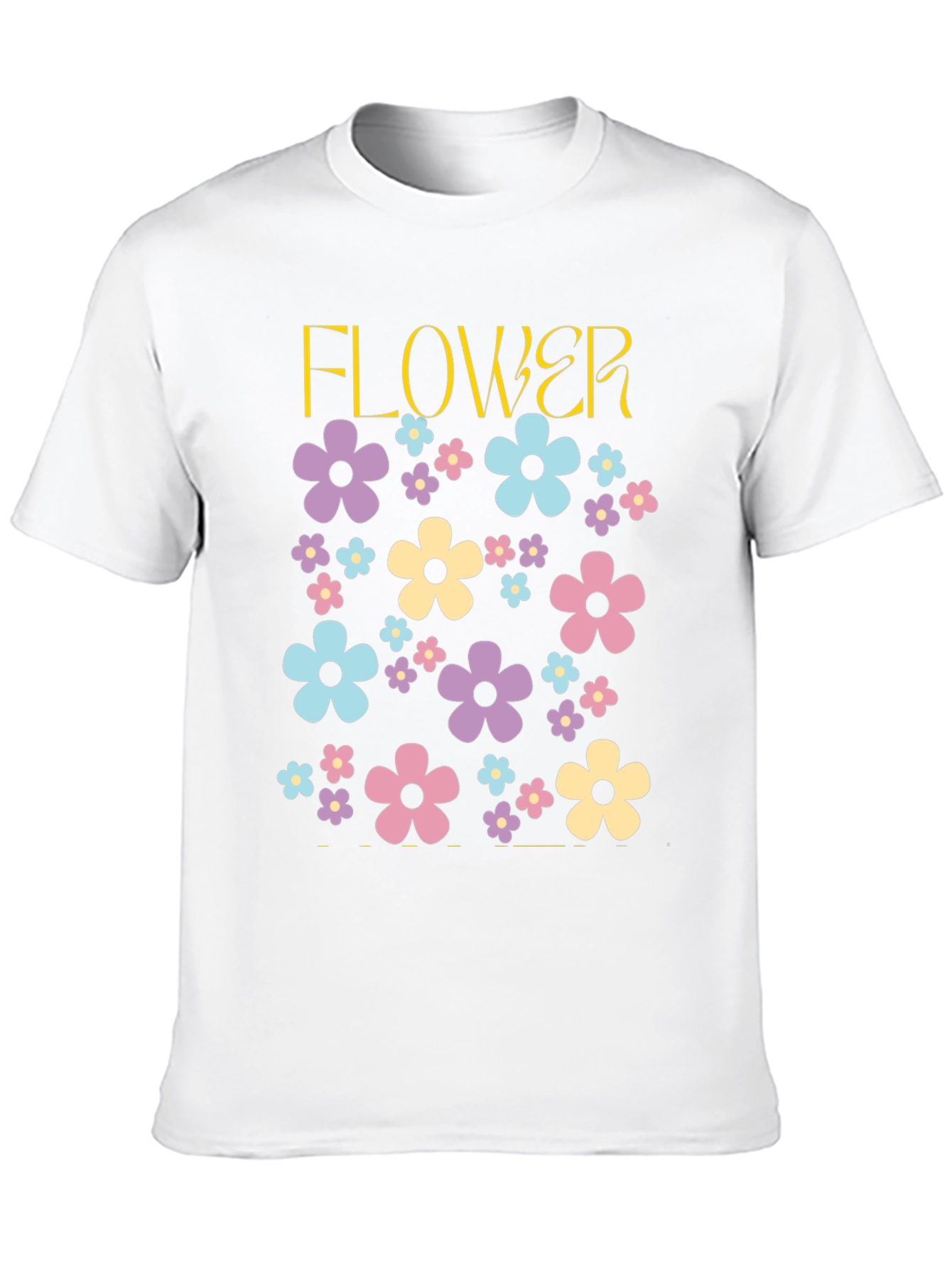 Floral Power T-Shirt - Retro Flower Design