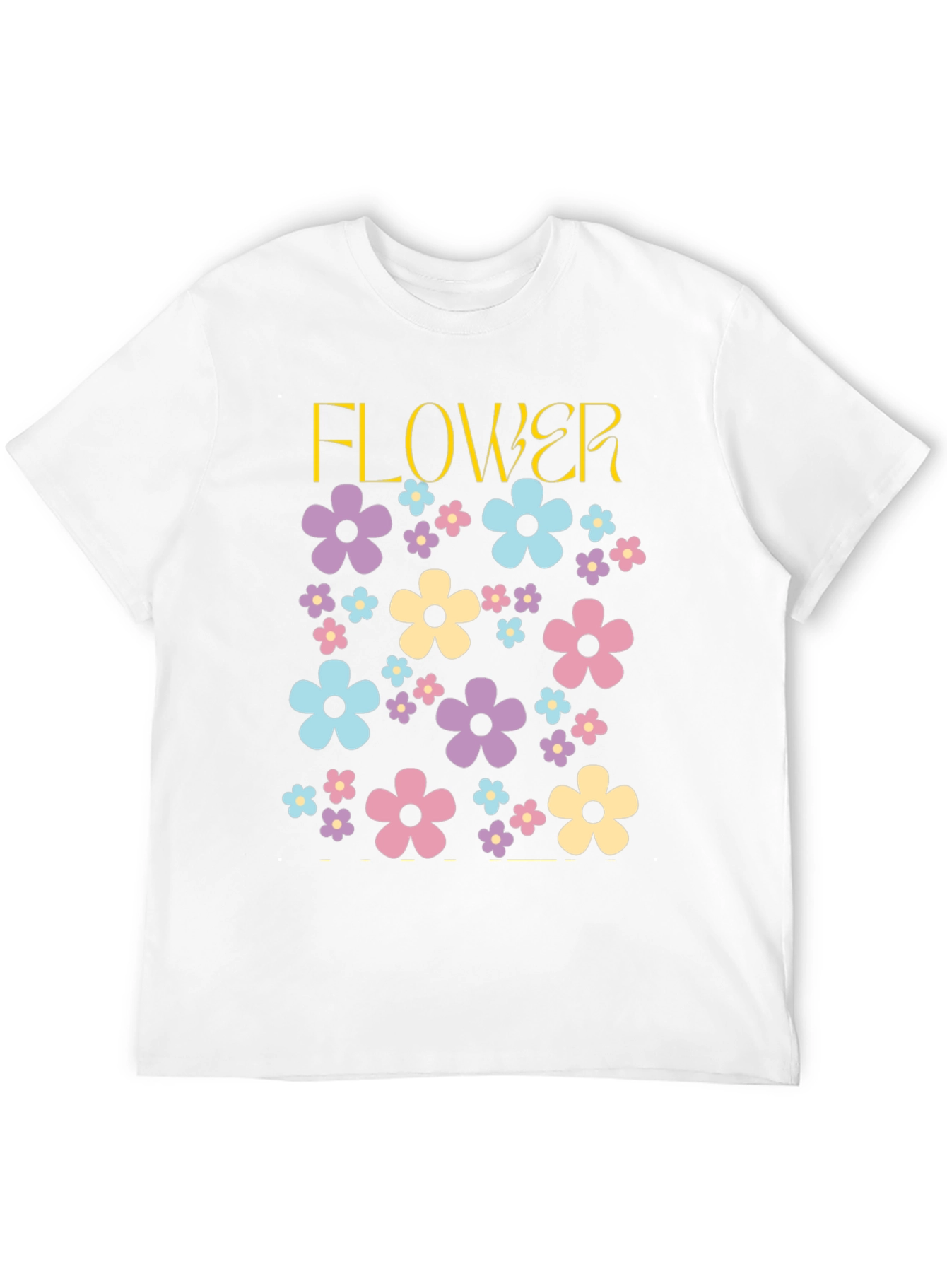 Floral Power T-Shirt - Retro Flower Design