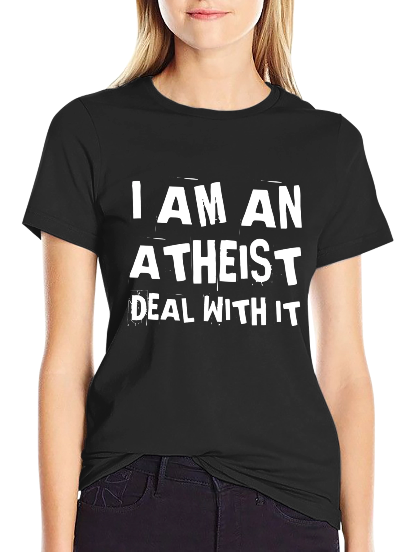 Atheist Slogan T-Shirt - Bold Statement Tee