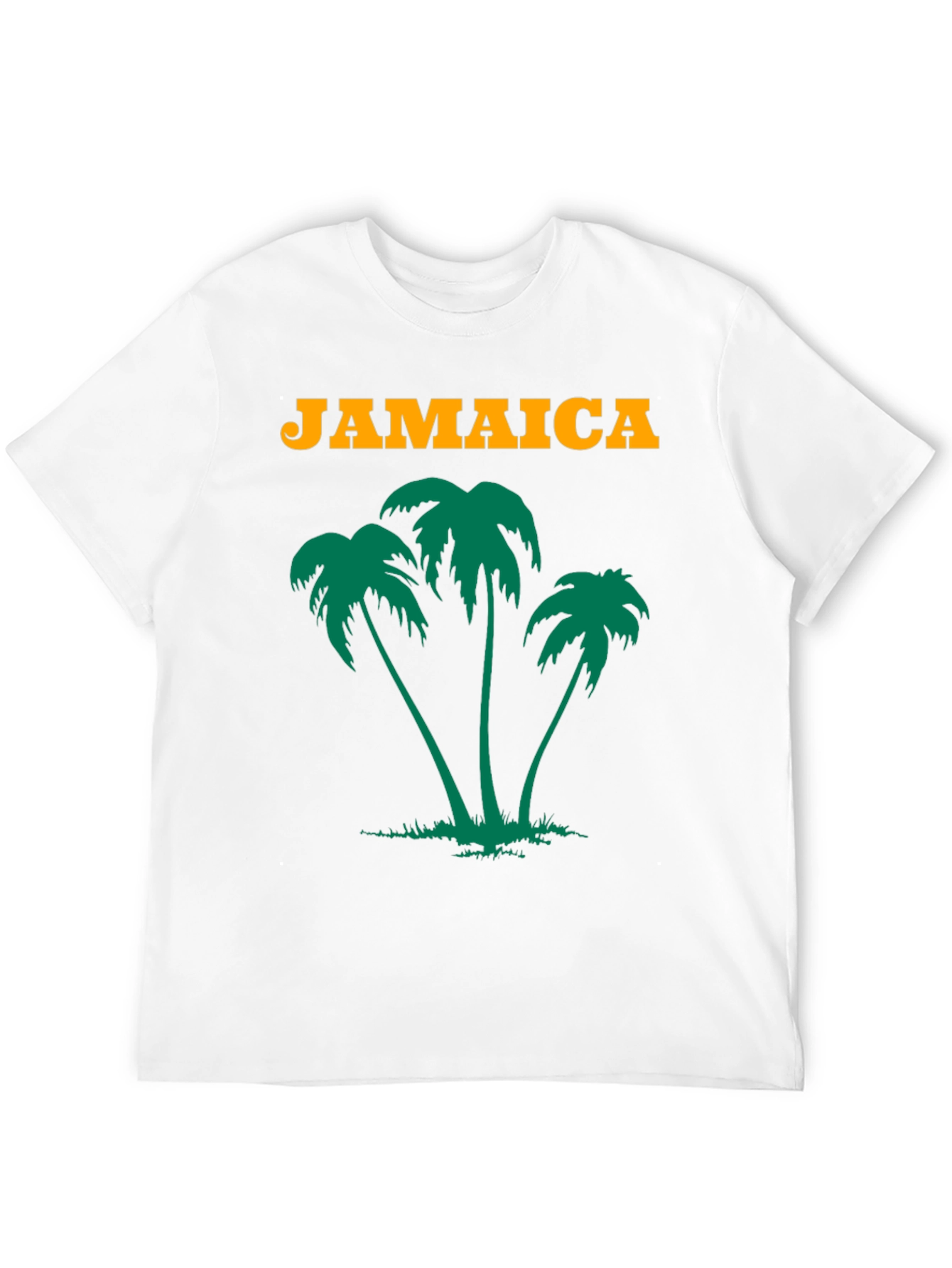 Jamaica Palm Tree Graphic T-Shirt - Island Vibes