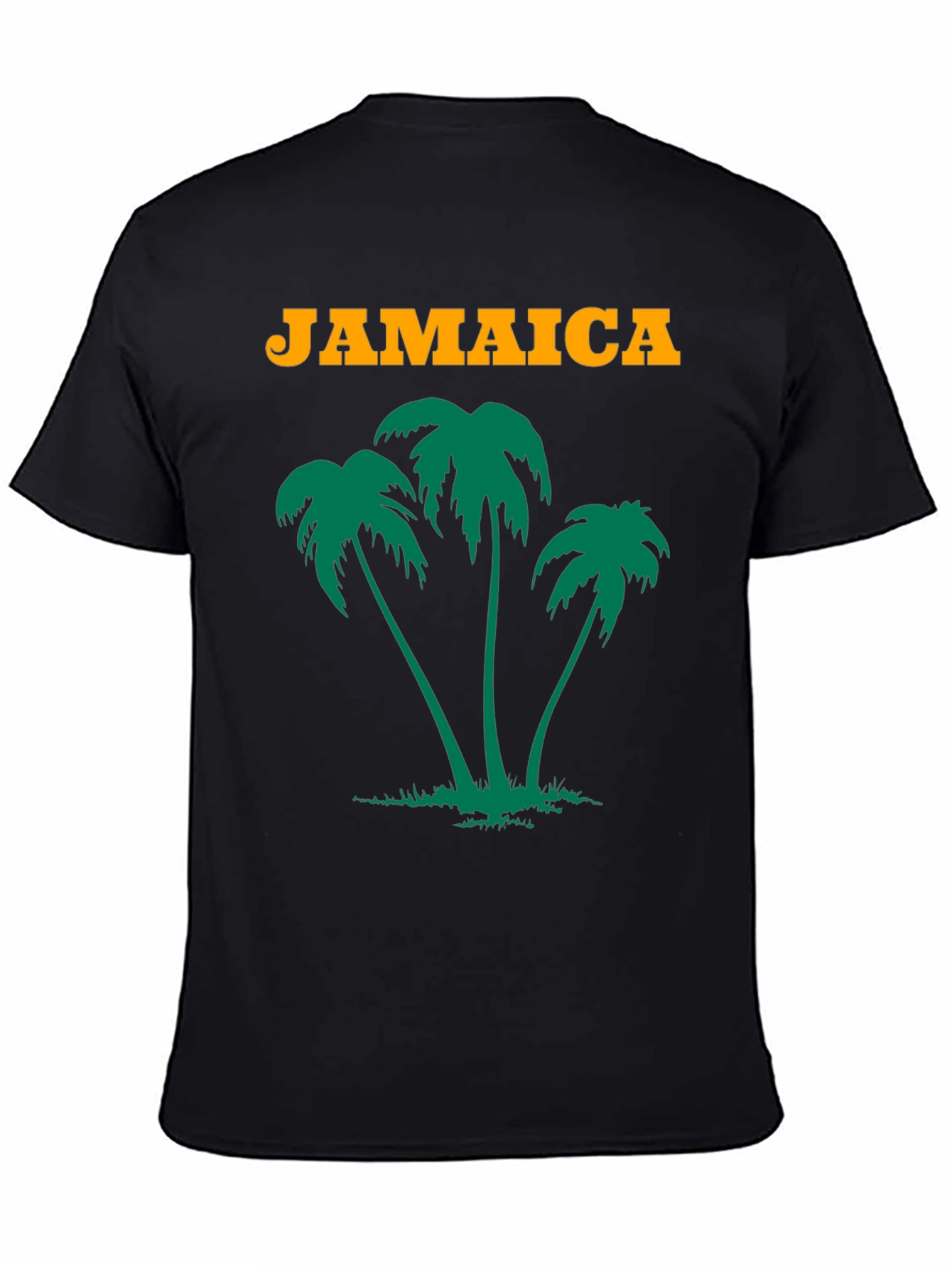 Jamaica Palm Tree Graphic T-Shirt - Island Vibes