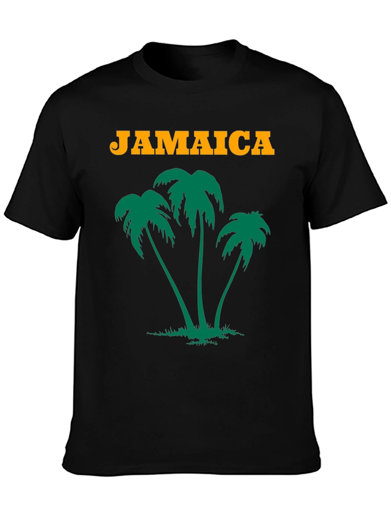Jamaica Palm Tree Graphic T-Shirt - Island Vibes