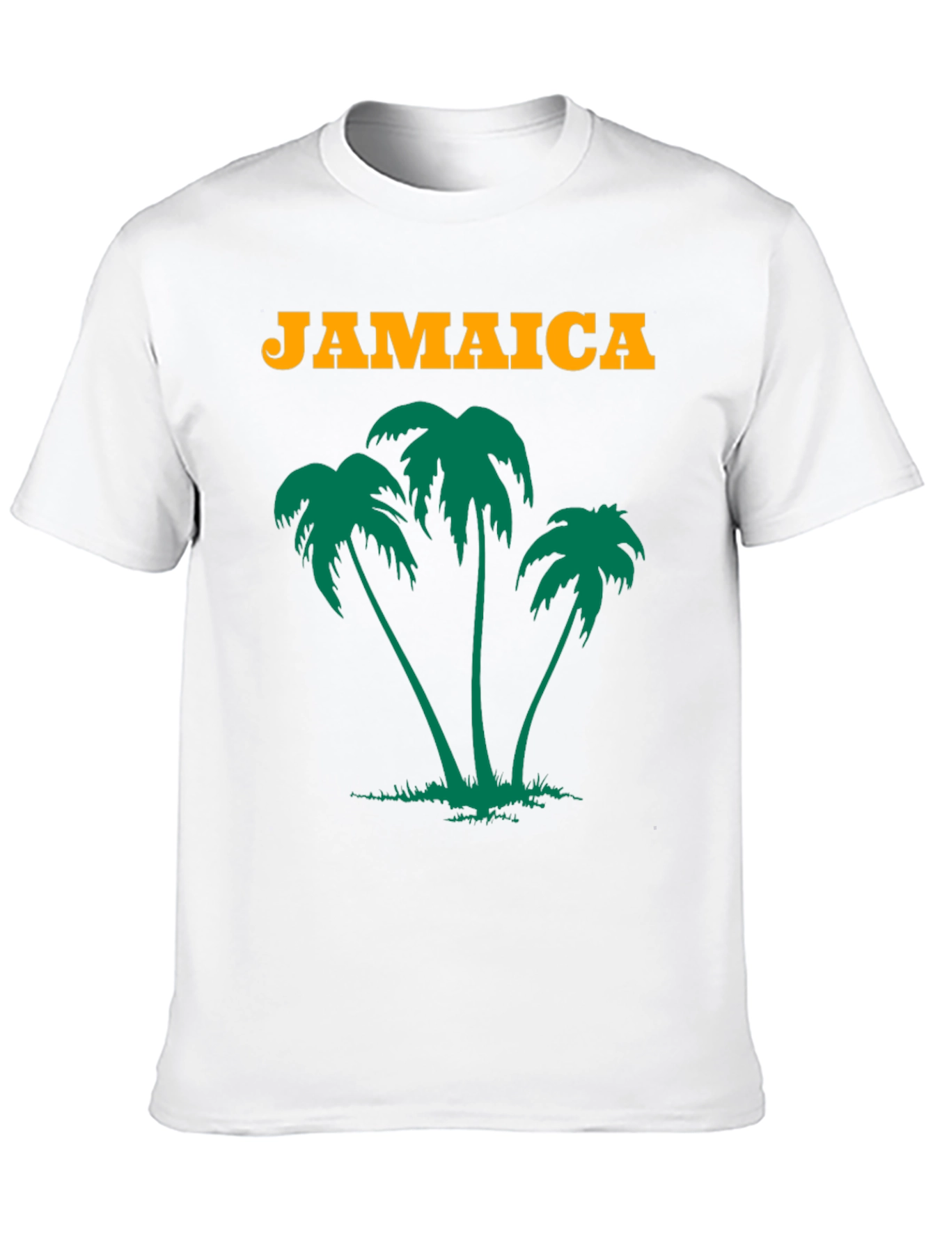 Jamaica Palm Tree Graphic T-Shirt - Island Vibes