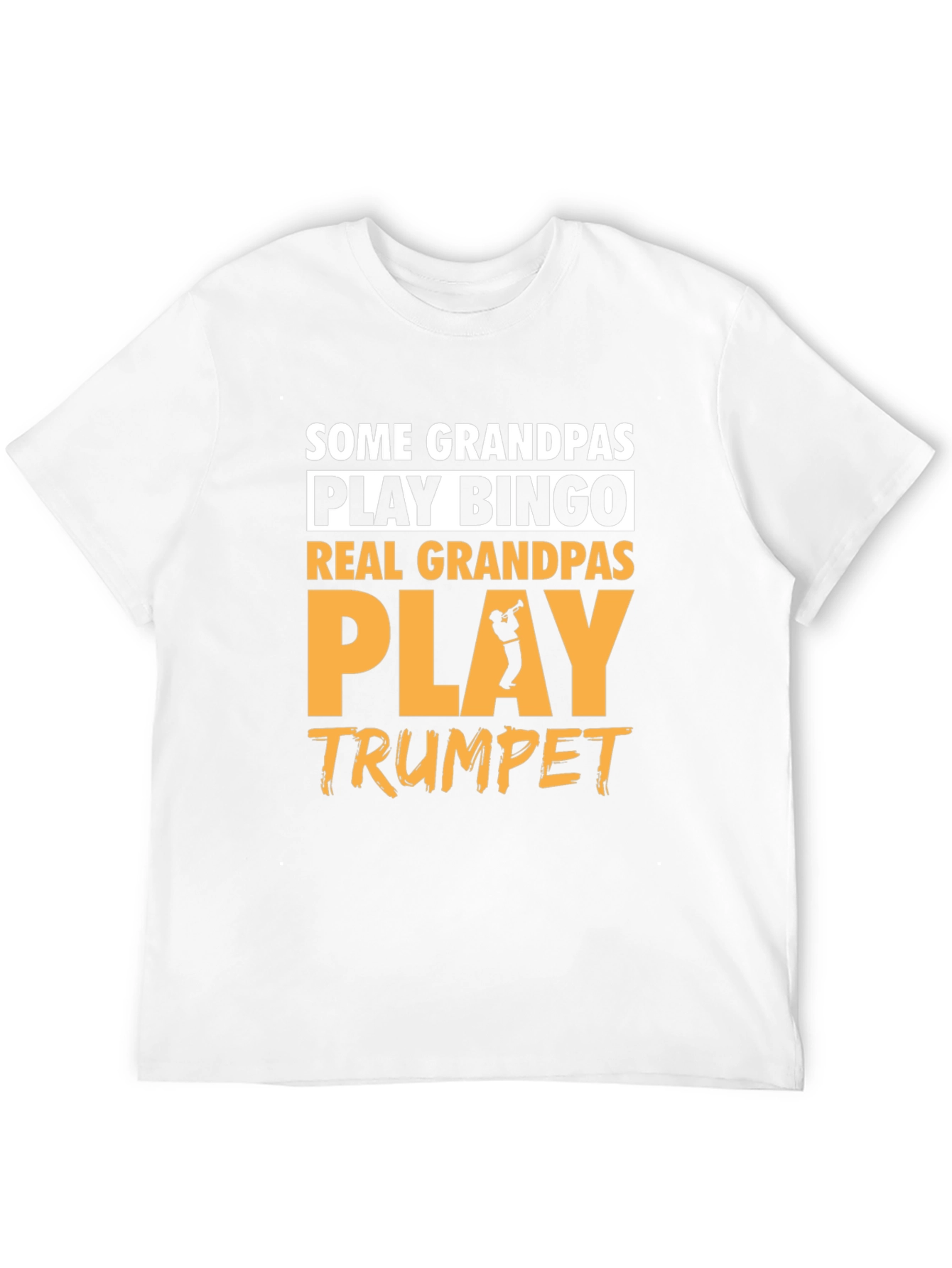 Real Grandpas Play Trumpet Graphic Tee