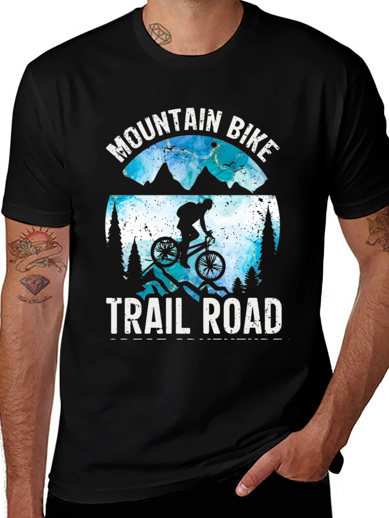 Mountain Bike Trail Road T-Shirt