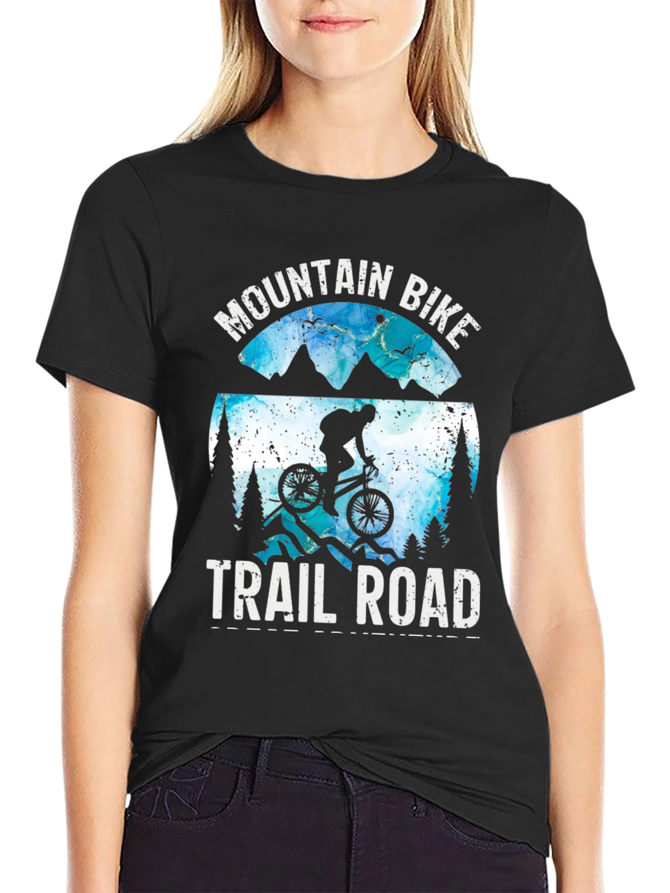 Mountain Bike Trail Road T-Shirt