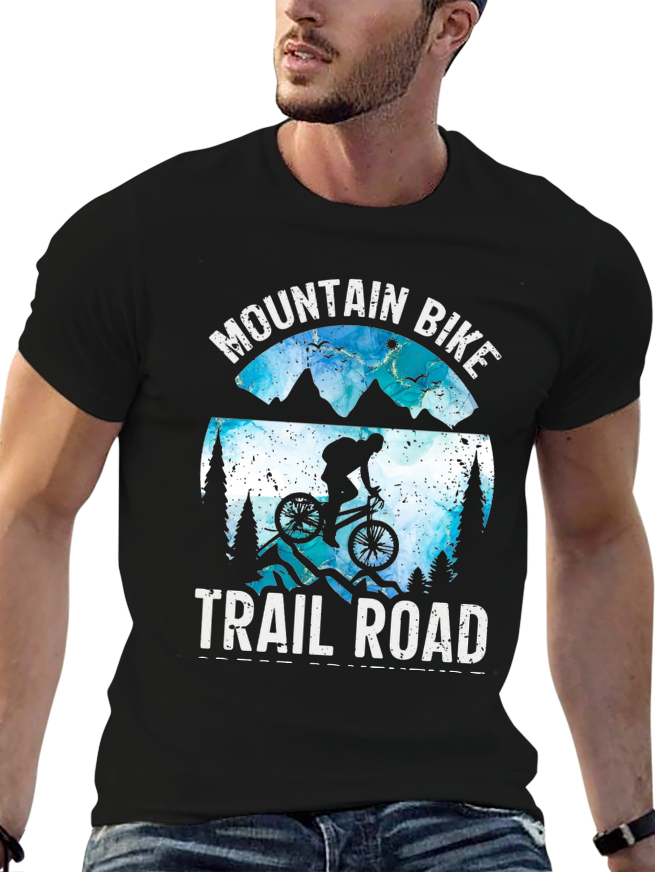 Mountain Bike Trail Road T-Shirt