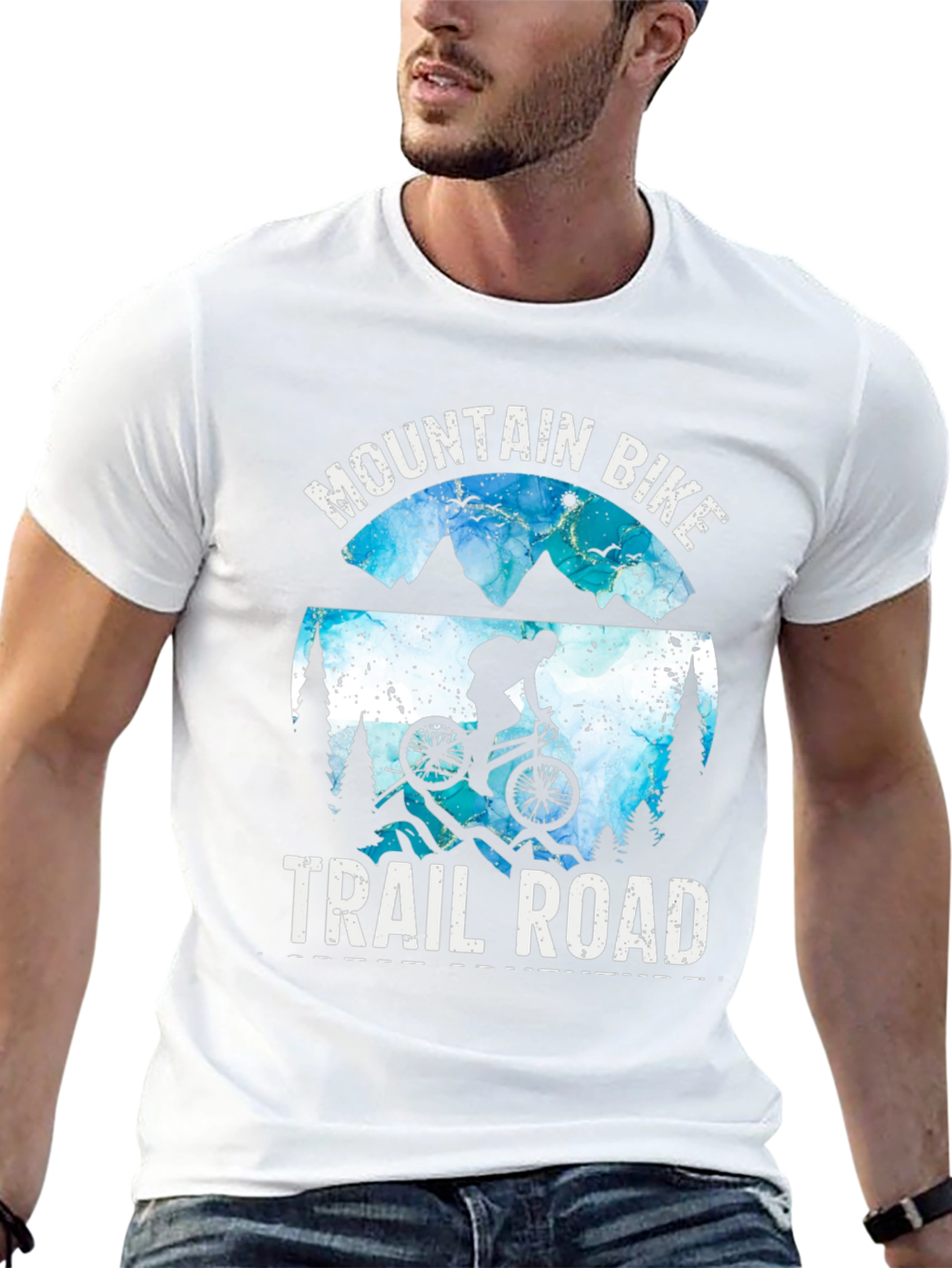 Mountain Bike Trail Road T-Shirt