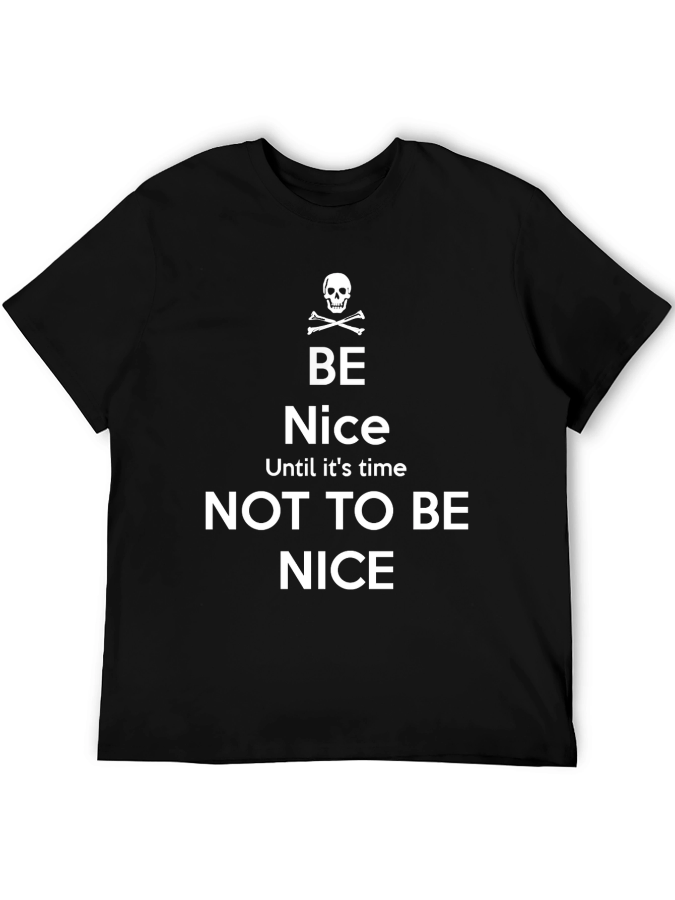 Be Nice Graphic Tee - Black