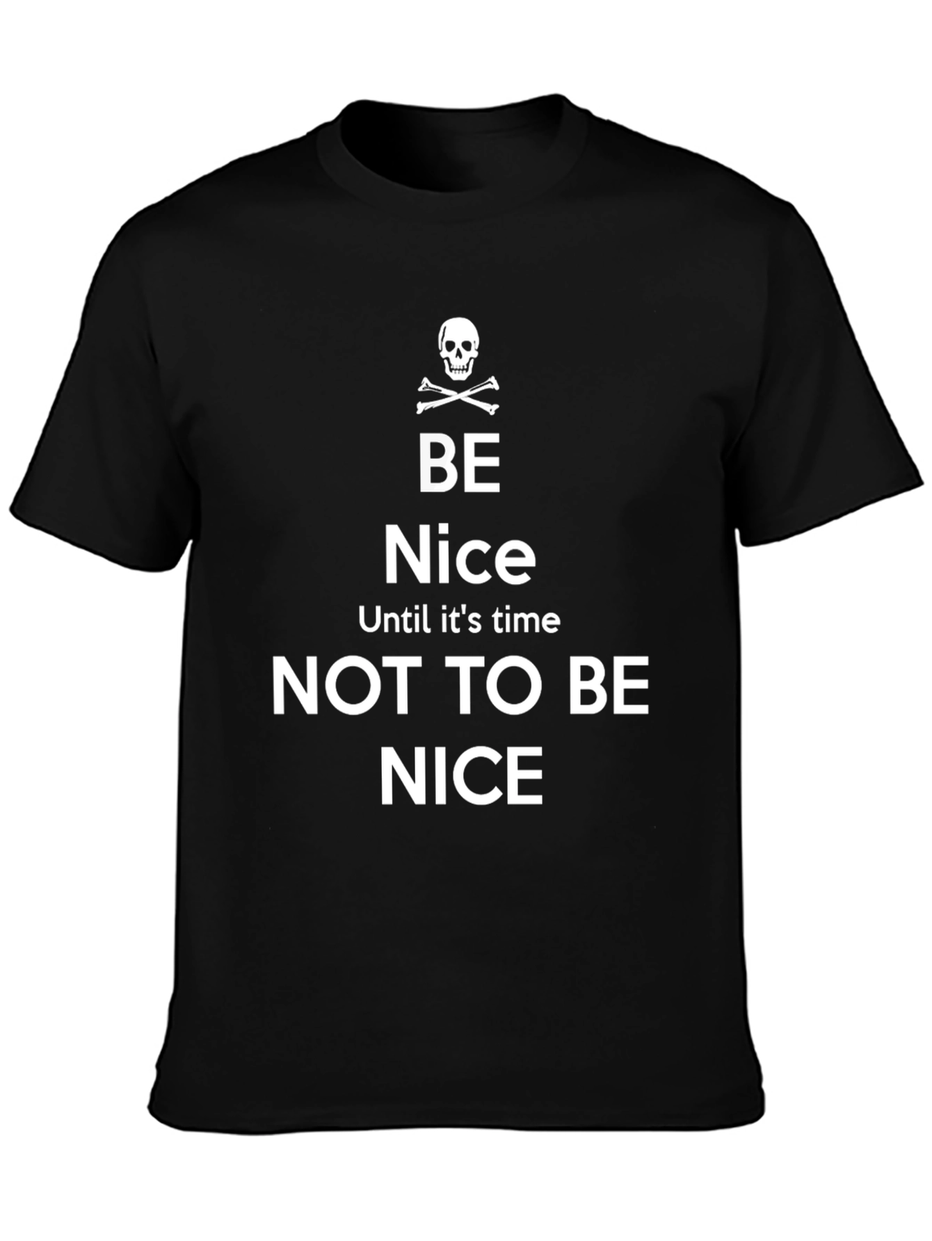 Be Nice Graphic Tee - Black