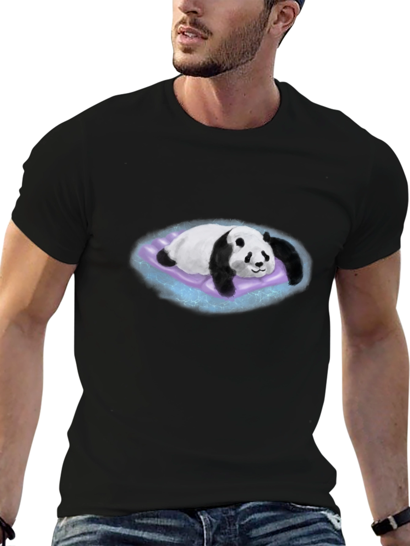Relaxing Panda T-Shirt - Soft & Comfortable