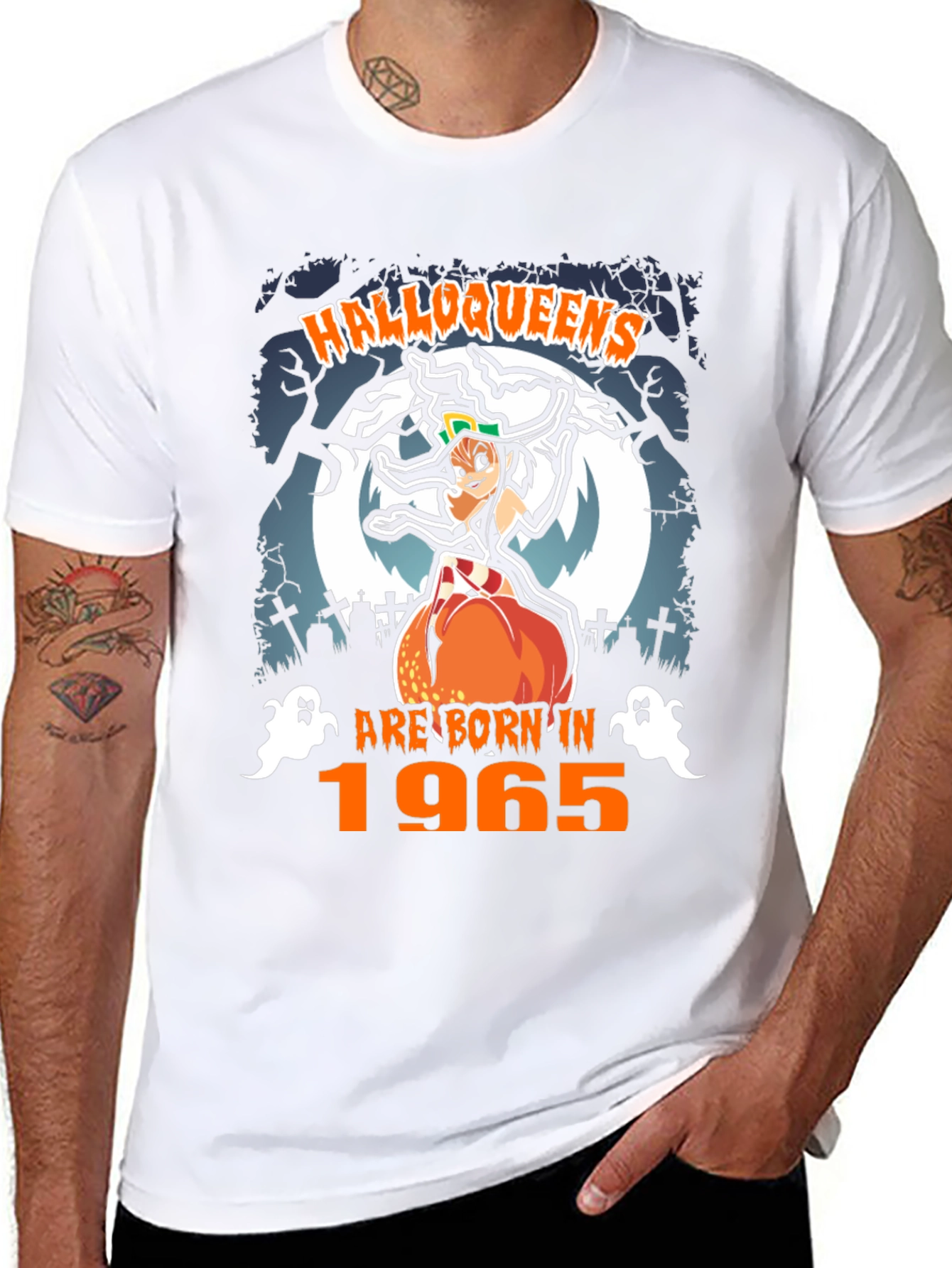 Halloqueens Born In 1965 T-Shirt