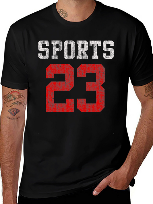 Sports 23 Graphic Tee - Distressed Print