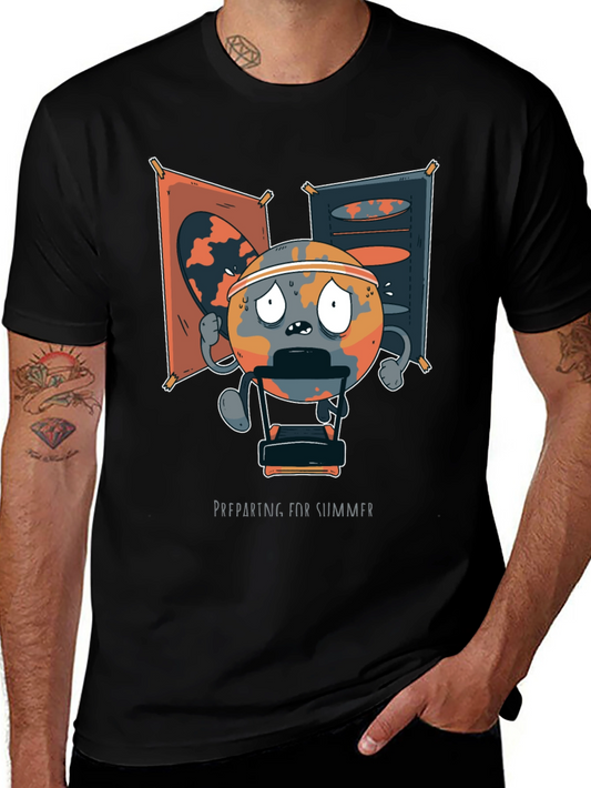 Earth Preparing for Summer Graphic T-Shirt