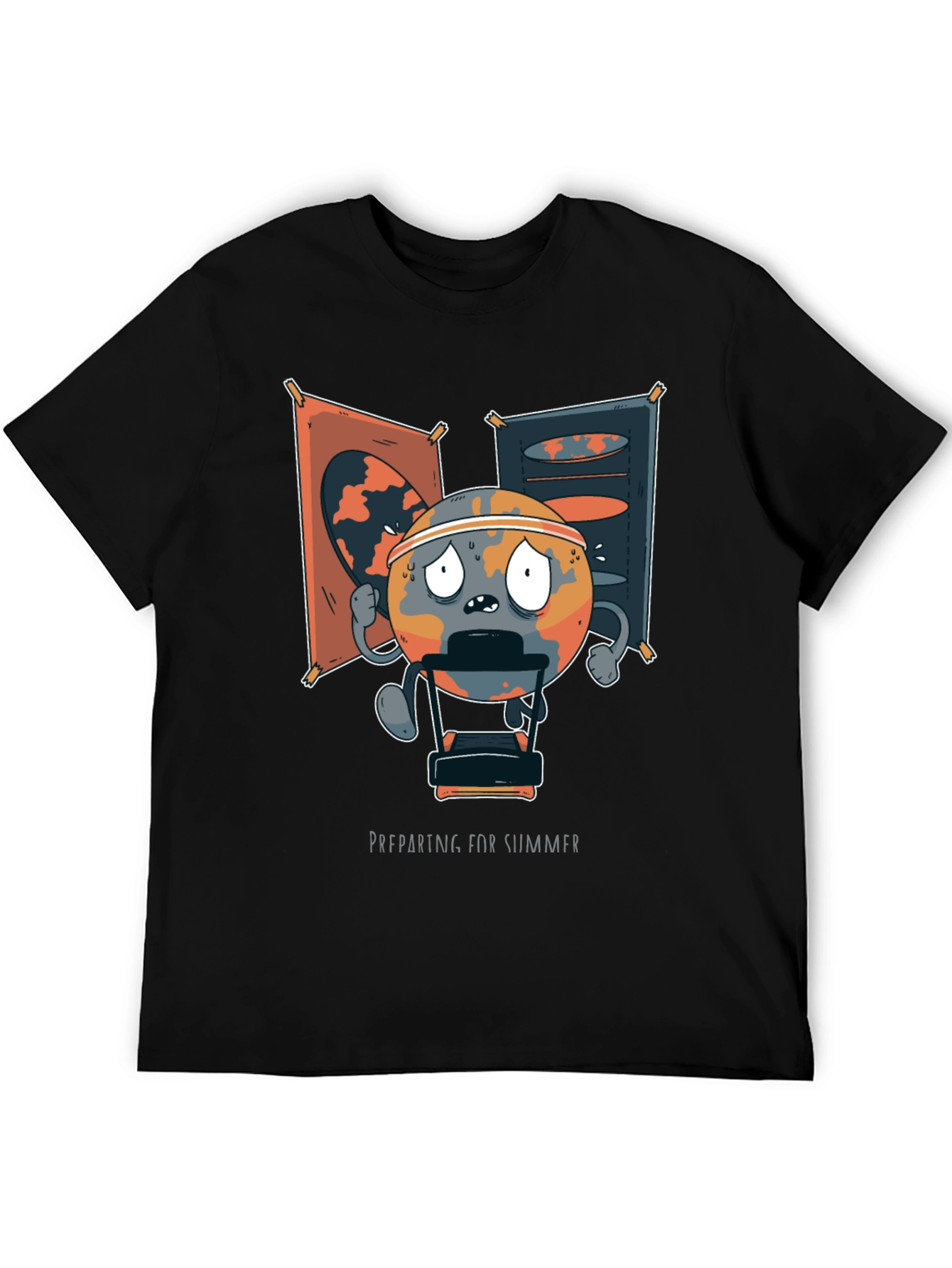 Earth Preparing for Summer Graphic T-Shirt