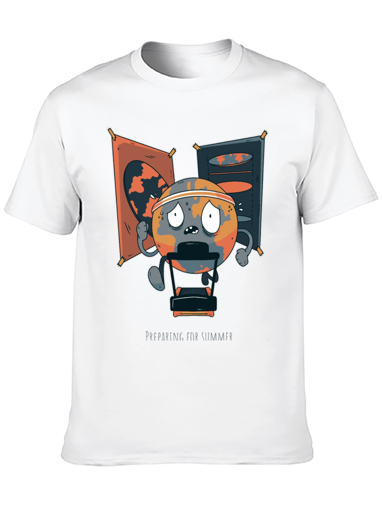 Earth Preparing for Summer Graphic T-Shirt