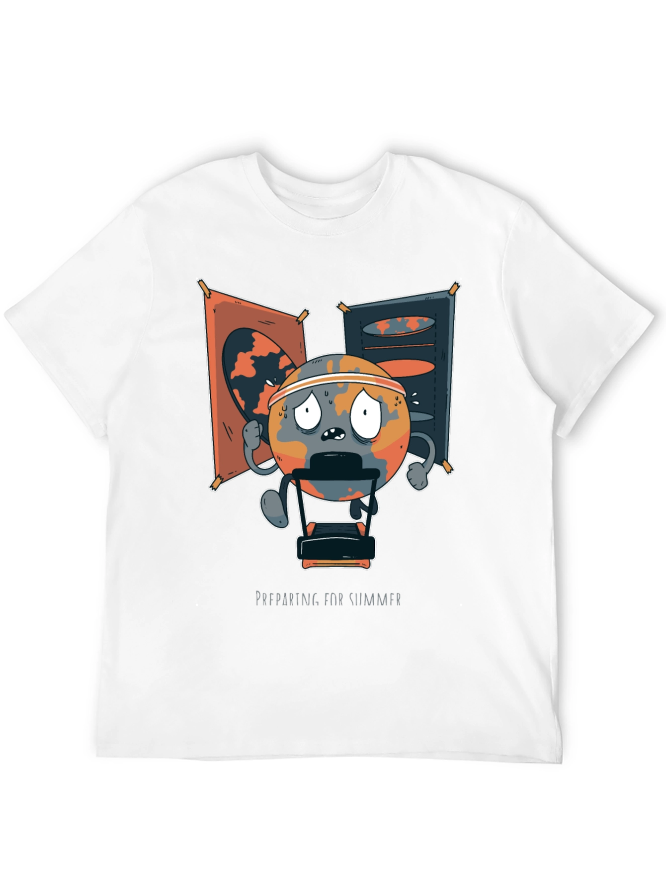 Earth Preparing for Summer Graphic T-Shirt