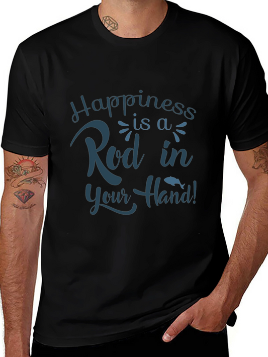 Happiness is a Rod Fishing T-Shirt
