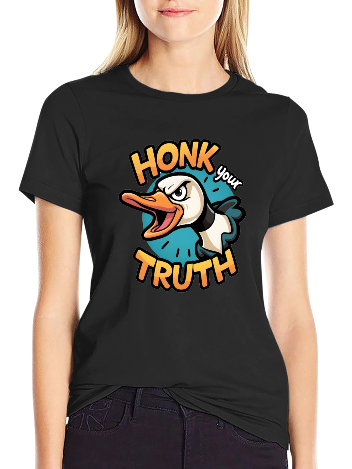 Honk Your Truth Goose Graphic Tee