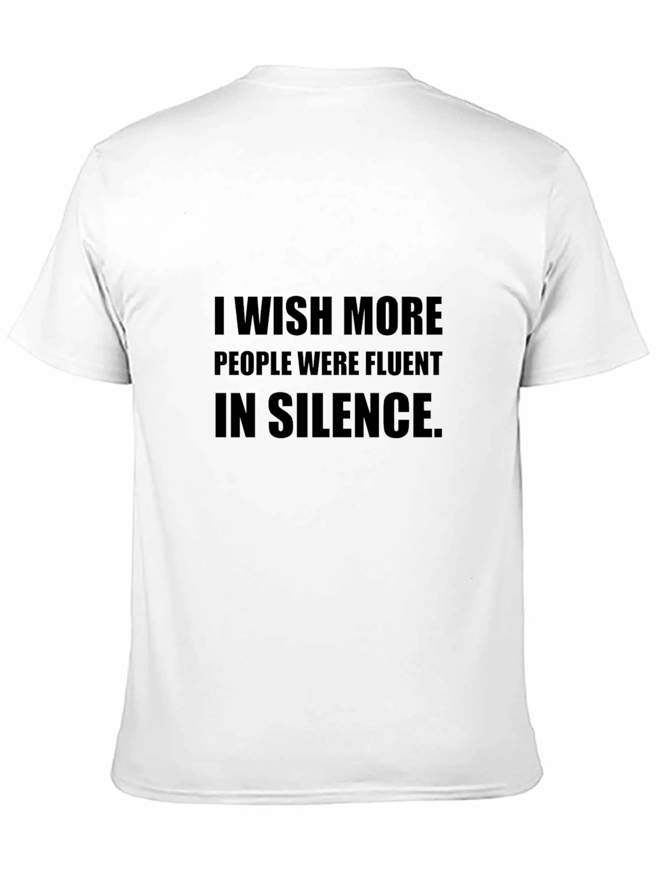 Fluent in Silence Graphic Tee - Black