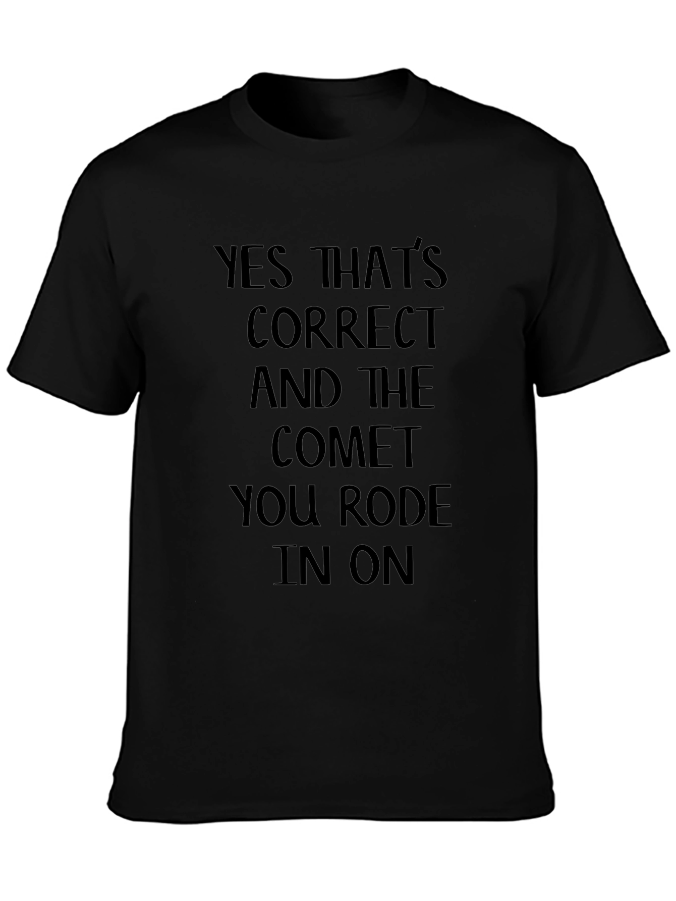 Humorous Comet Graphic Tee