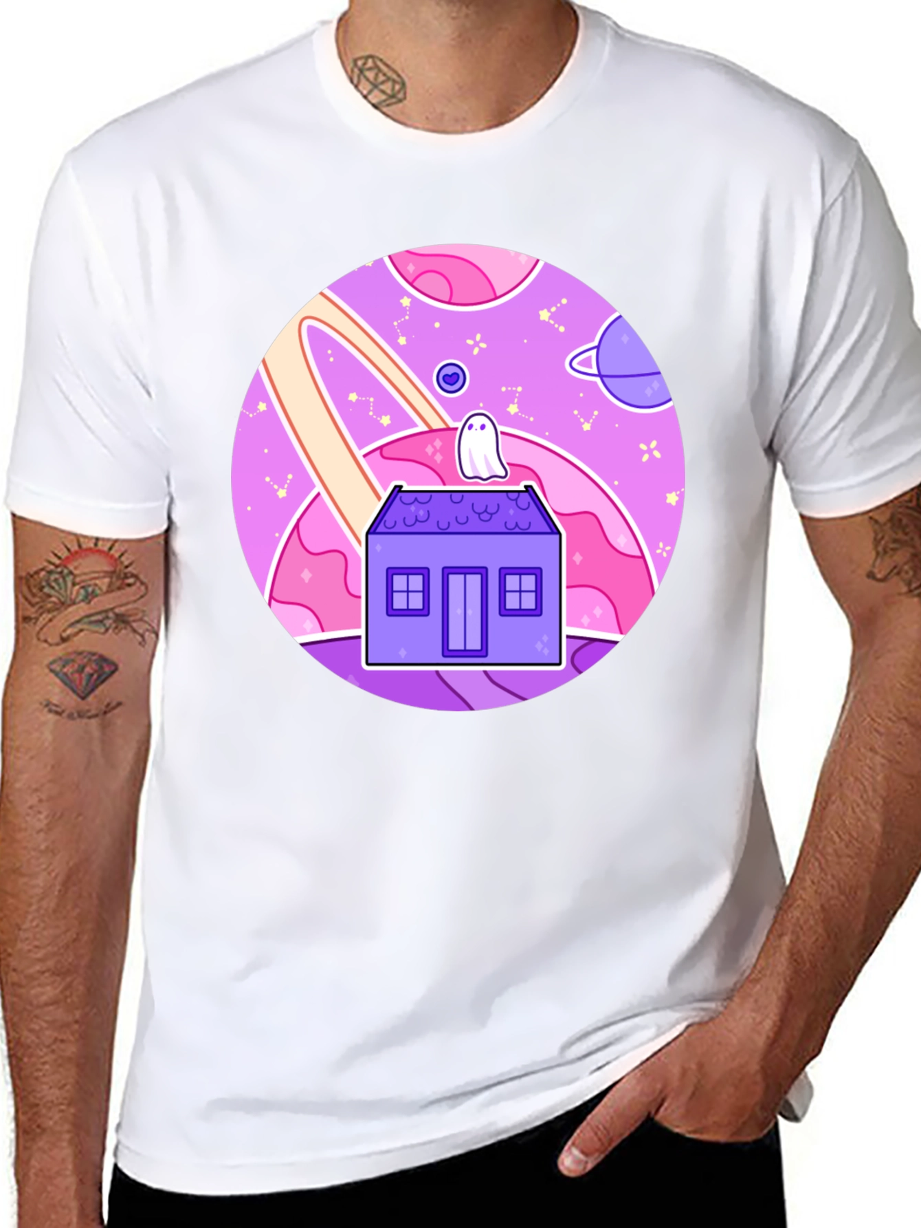 Ghost House Graphic Tee