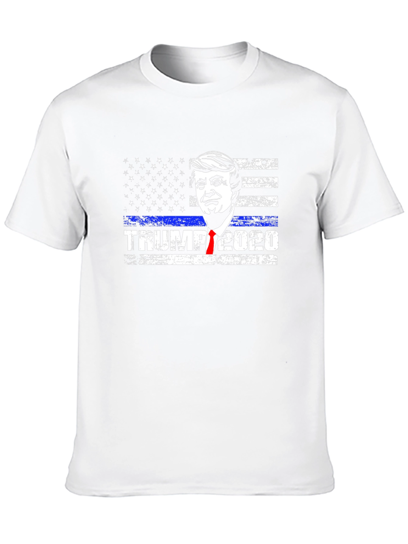 Trump 2020 Thin Blue Line Graphic Tee
