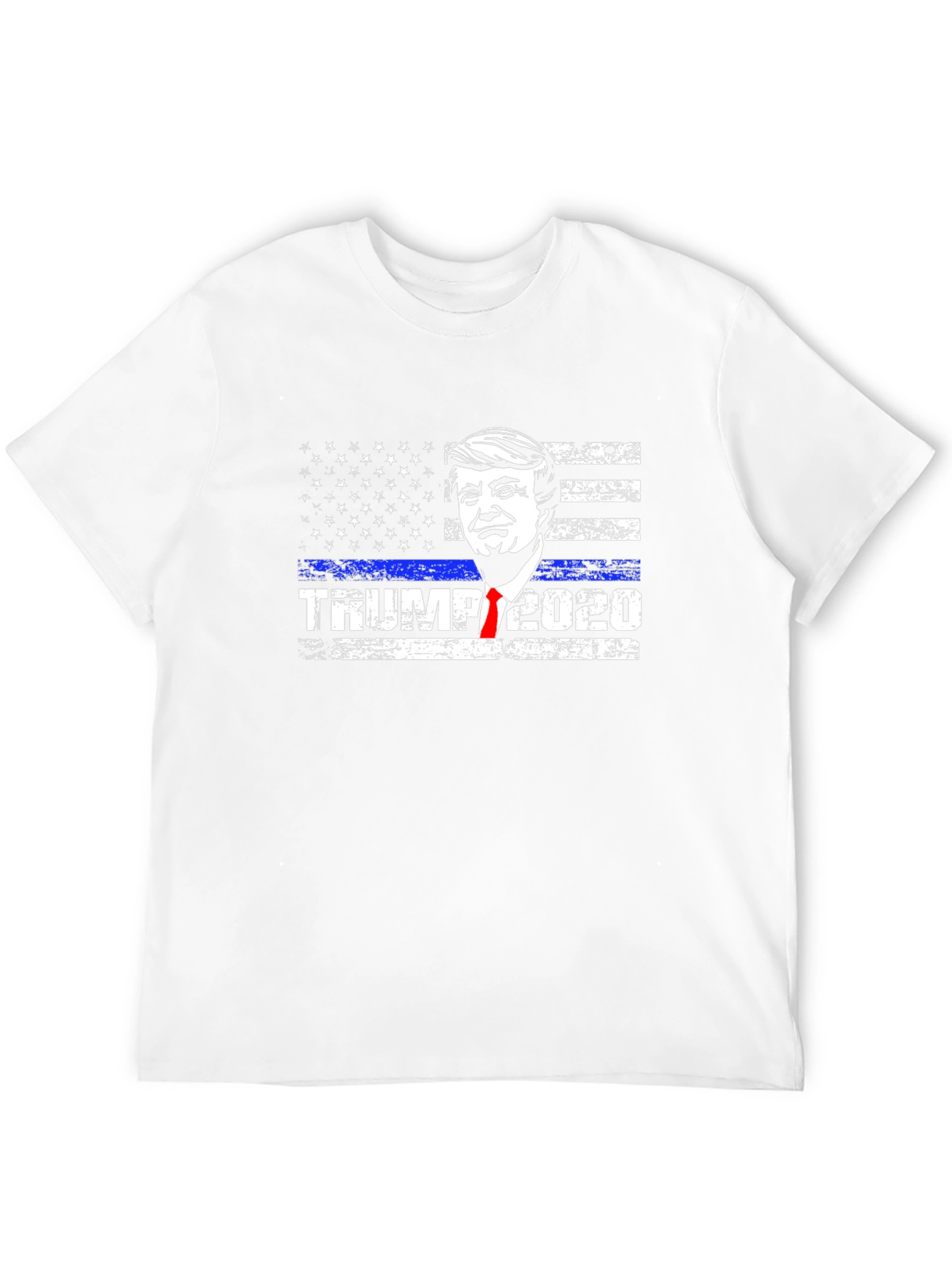 Trump 2020 Thin Blue Line Graphic Tee