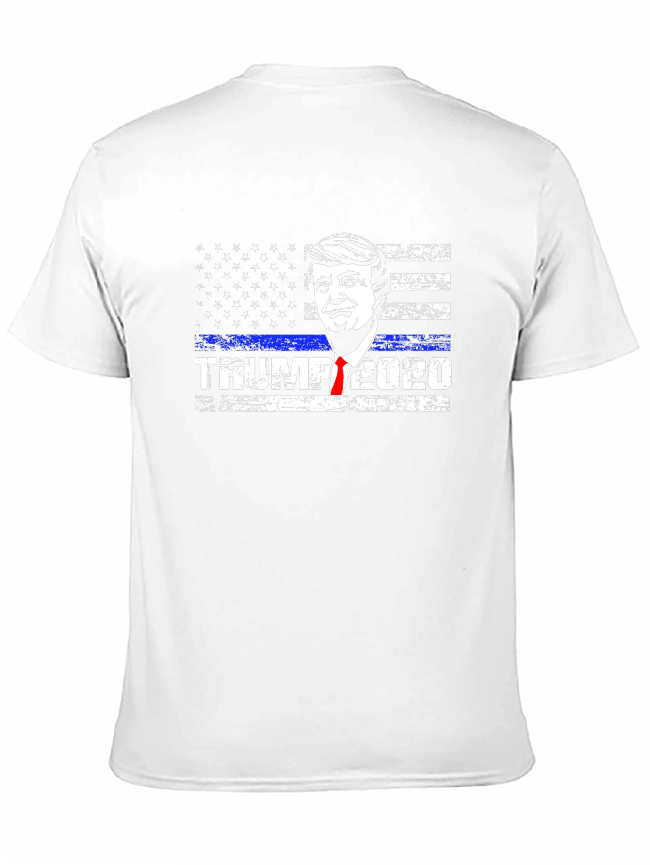 Trump 2020 Thin Blue Line Graphic Tee