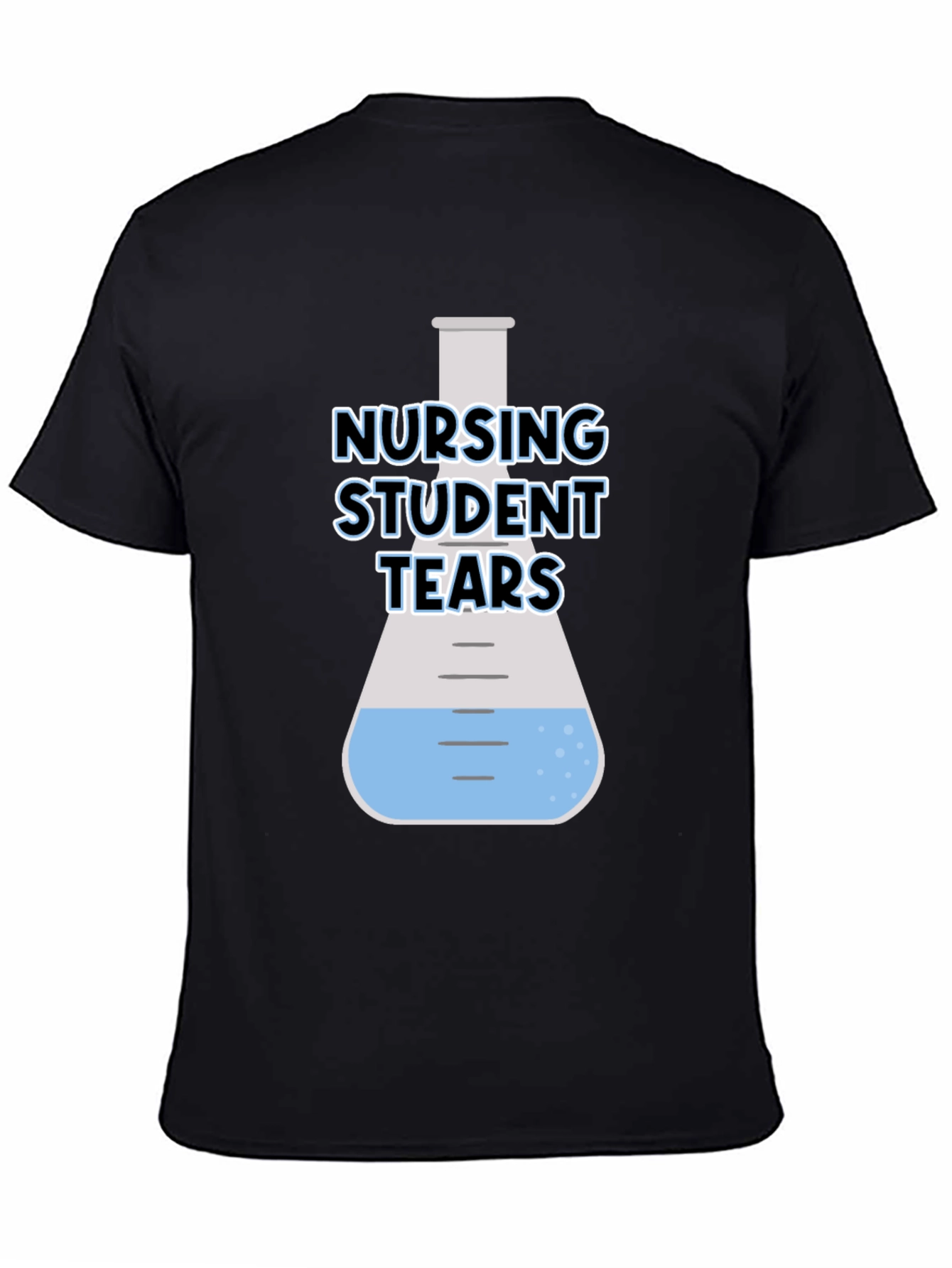 Nursing Student Tears Black T-Shirt