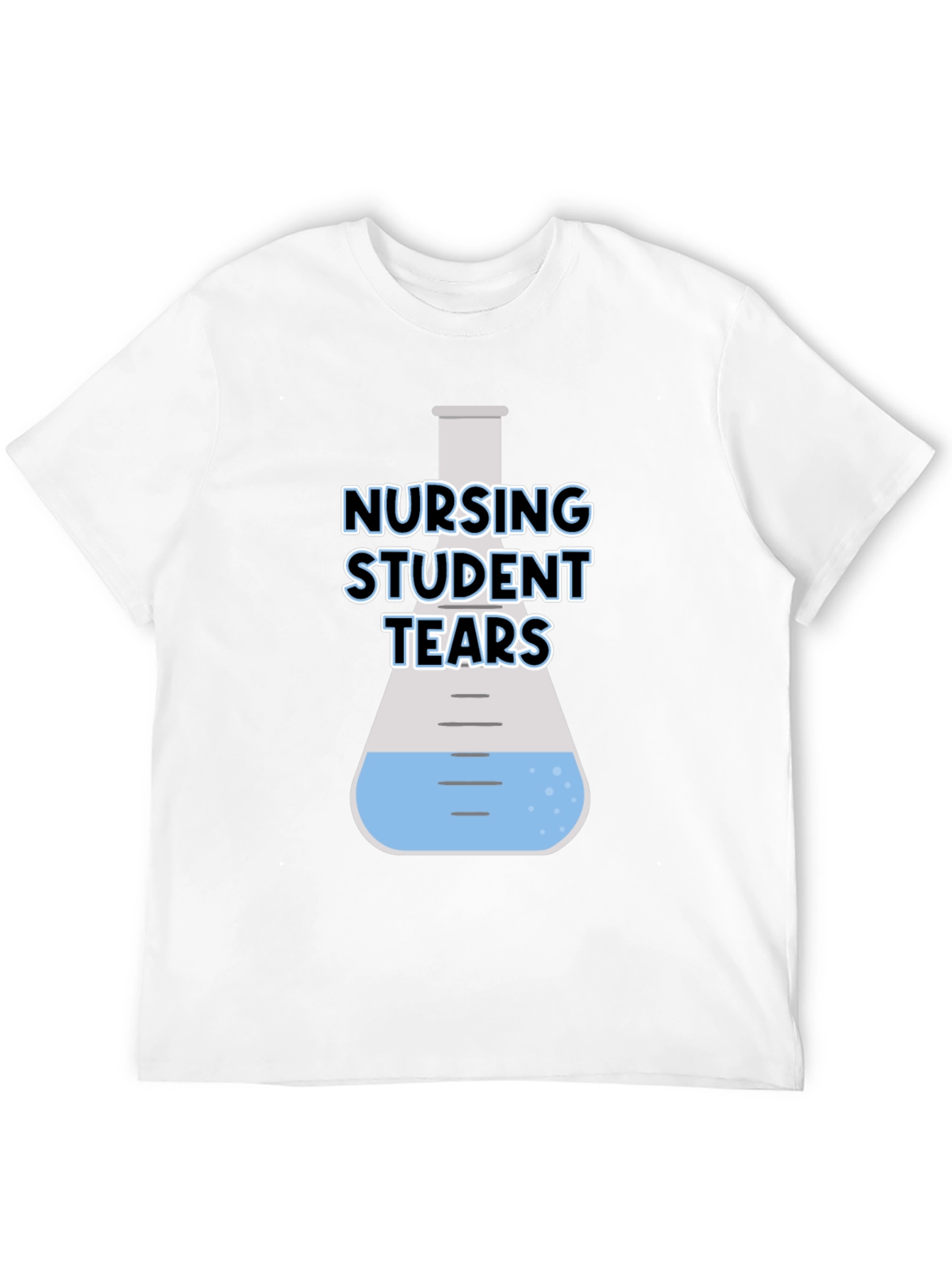 Nursing Student Tears Black T-Shirt