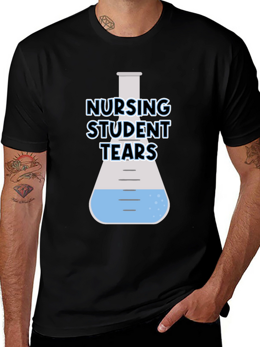 Nursing Student Tears Black T-Shirt