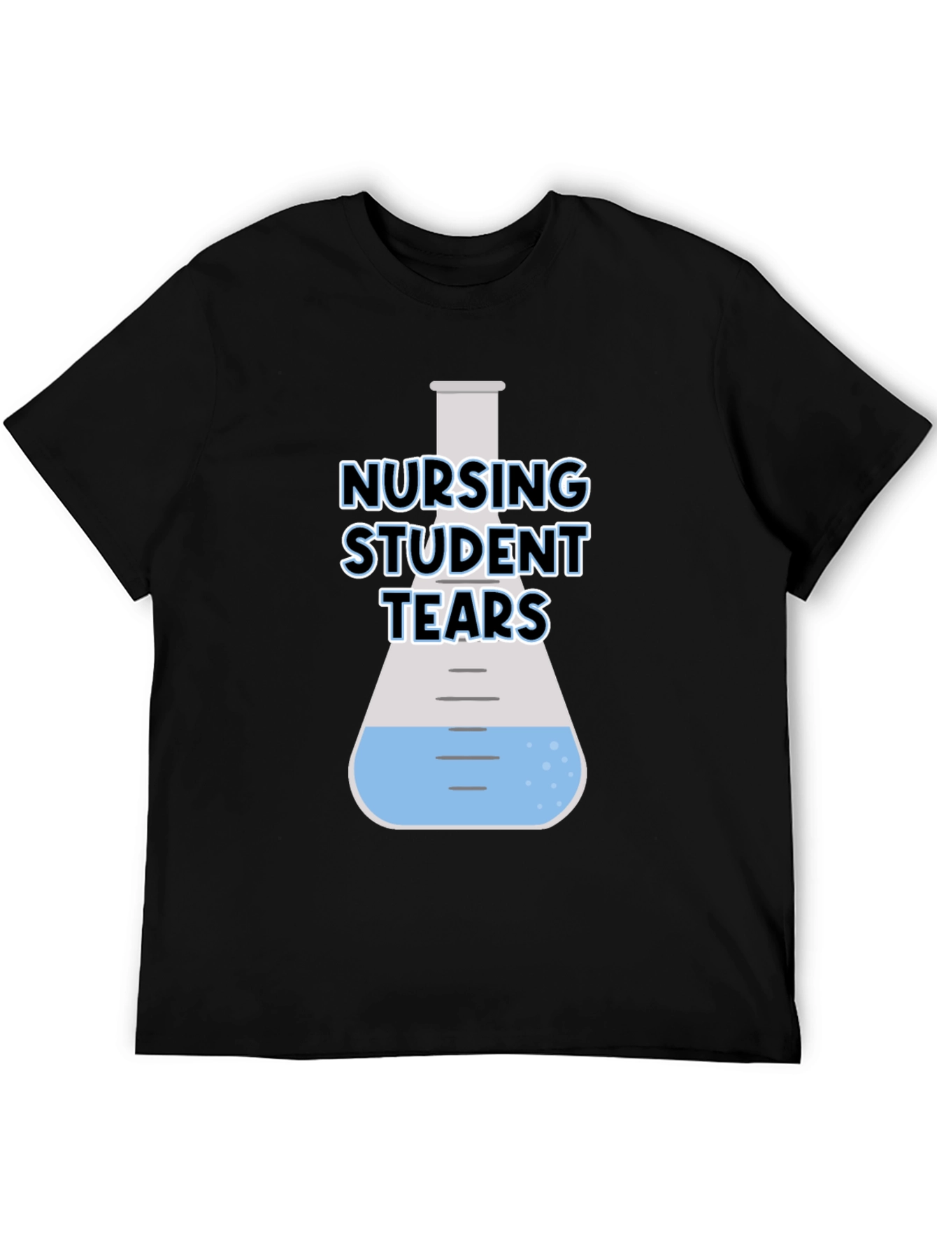 Nursing Student Tears Black T-Shirt