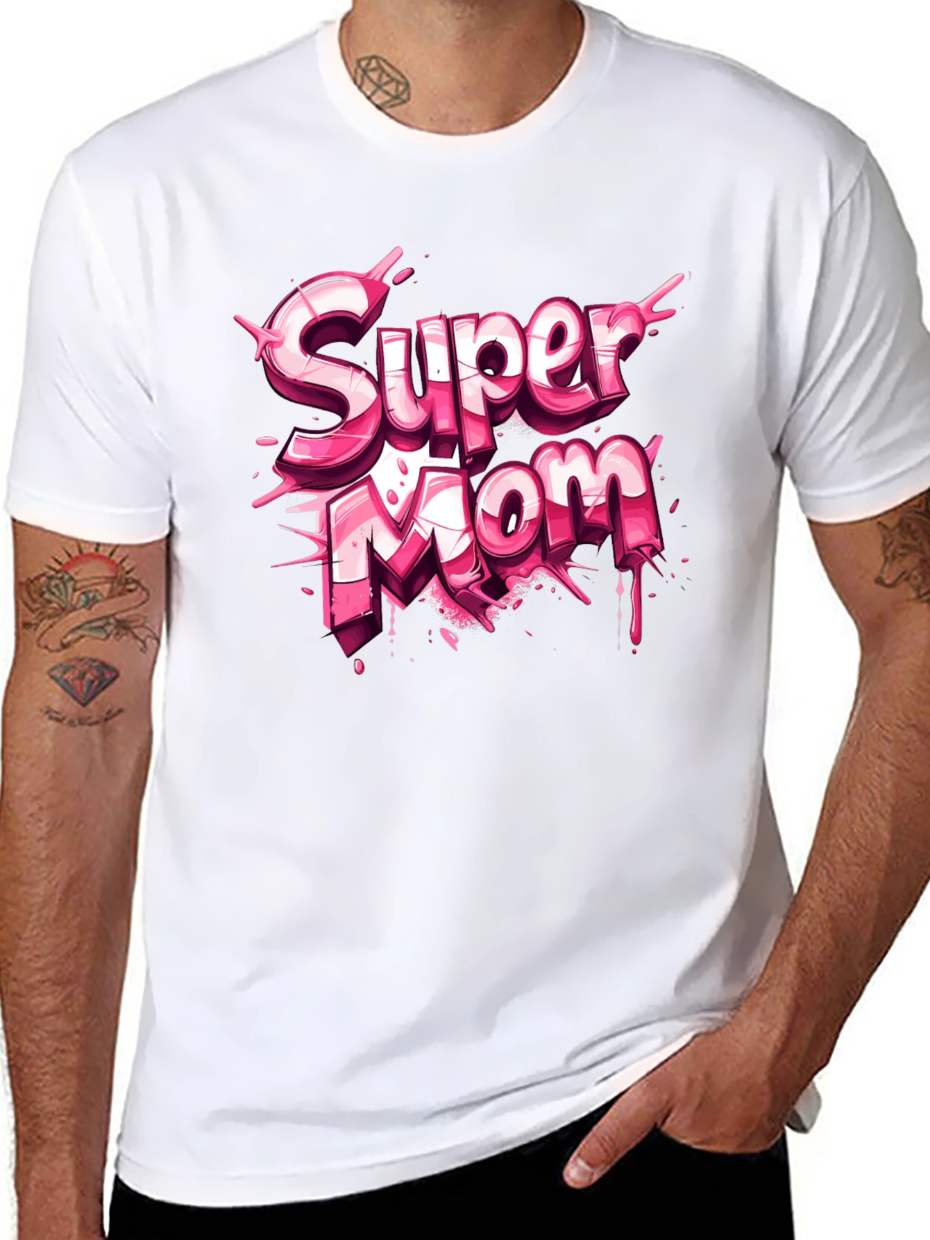 Super Mom Graphic T-Shirt - Mothers Day Gift