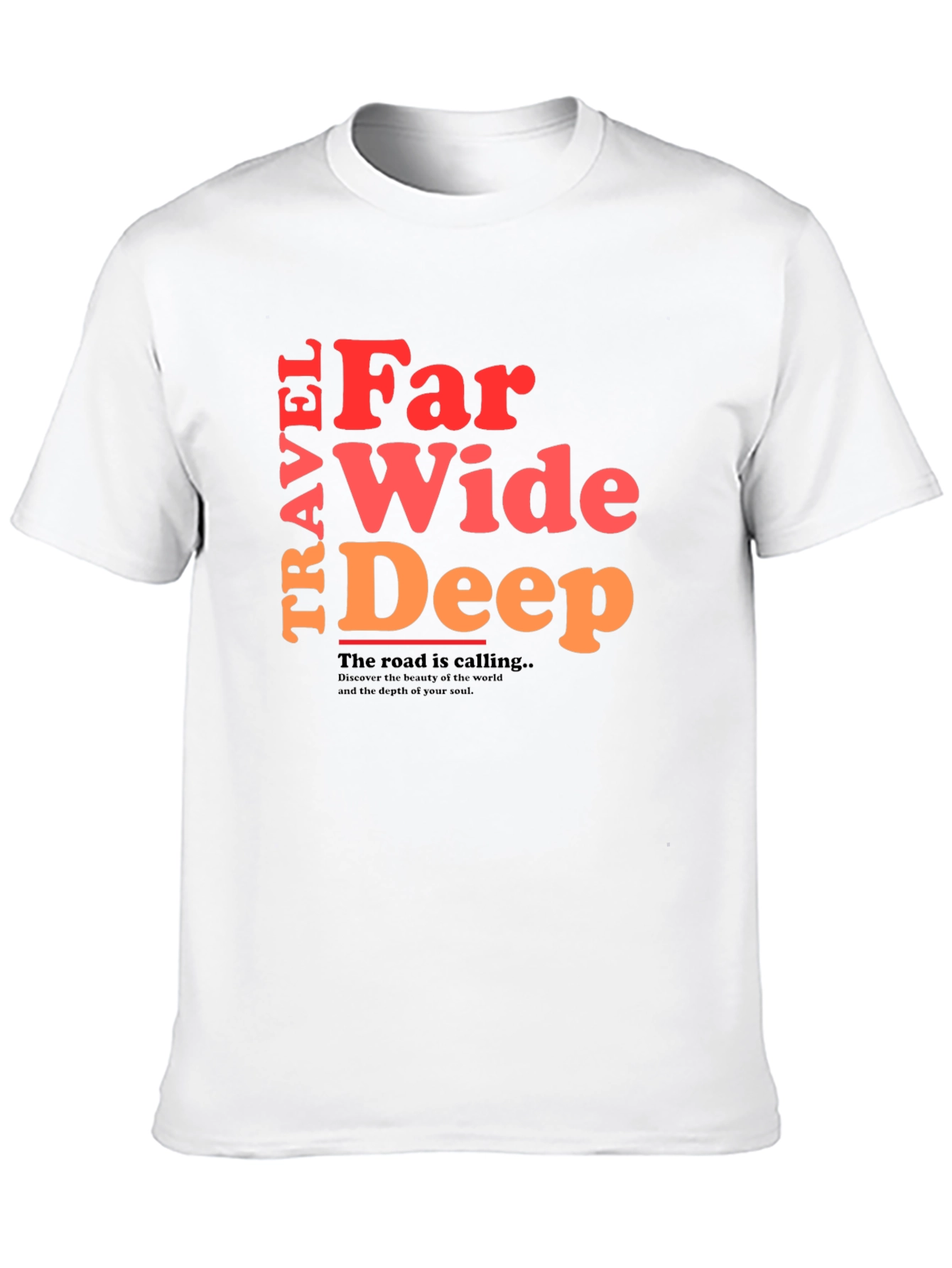 Travel Far Wide Deep Graphic Tee