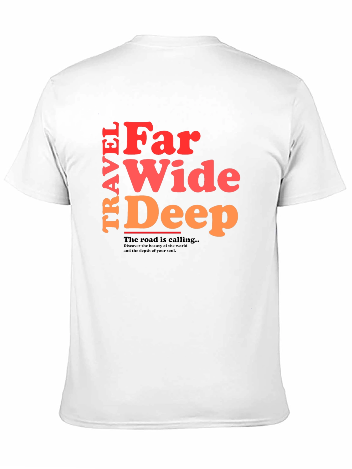 Travel Far Wide Deep Graphic Tee