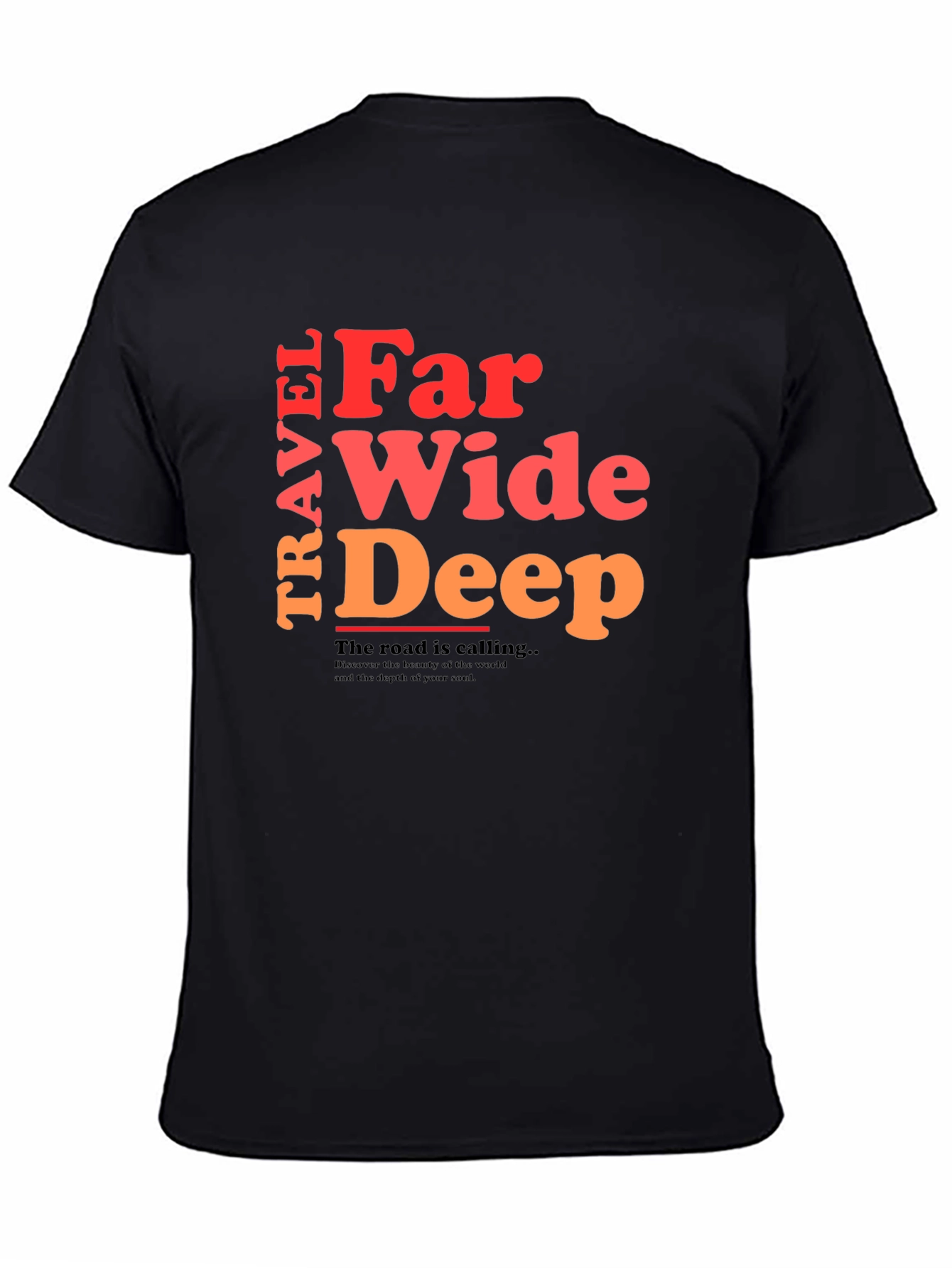 Travel Far Wide Deep Graphic Tee