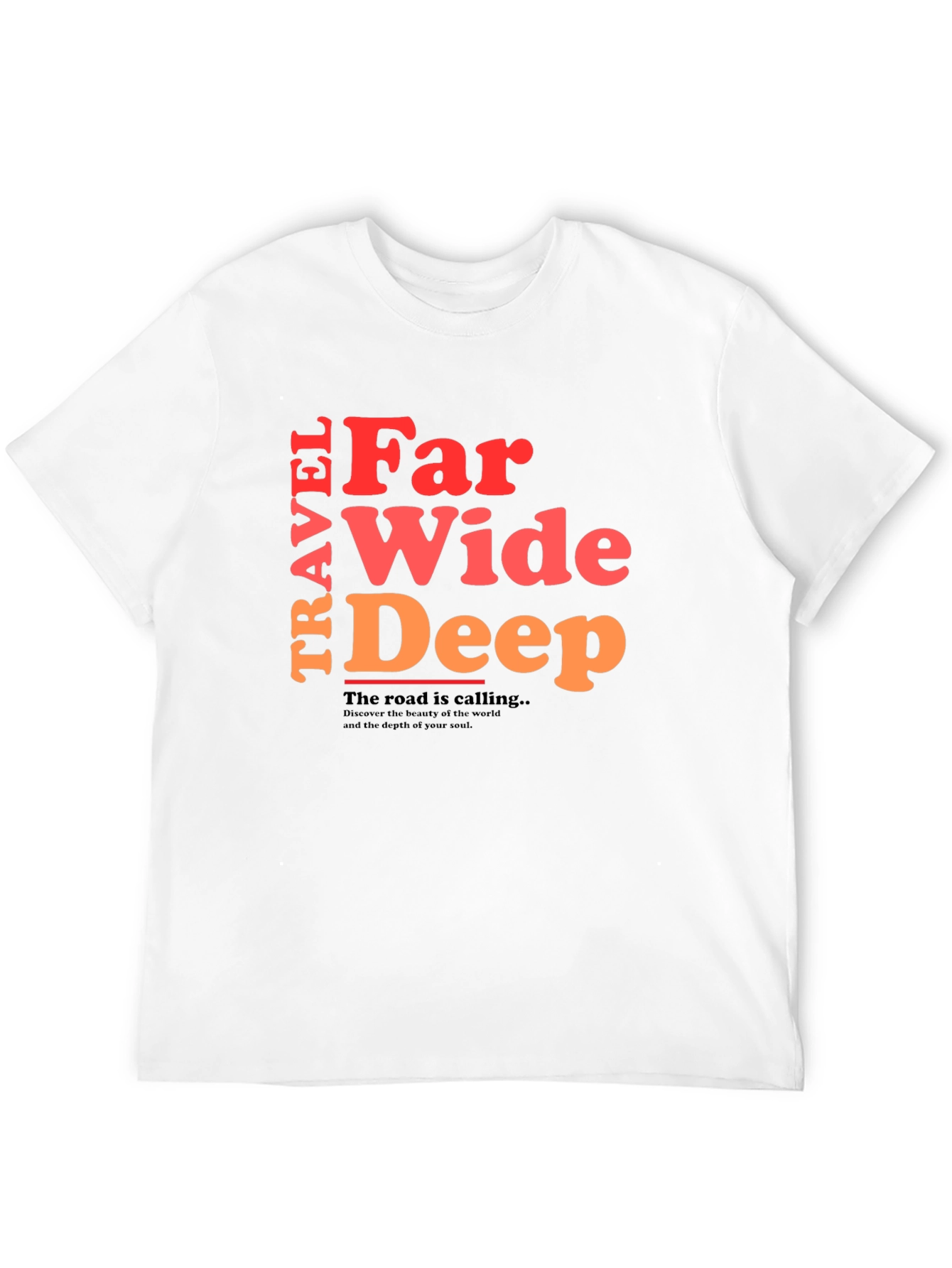 Travel Far Wide Deep Graphic Tee