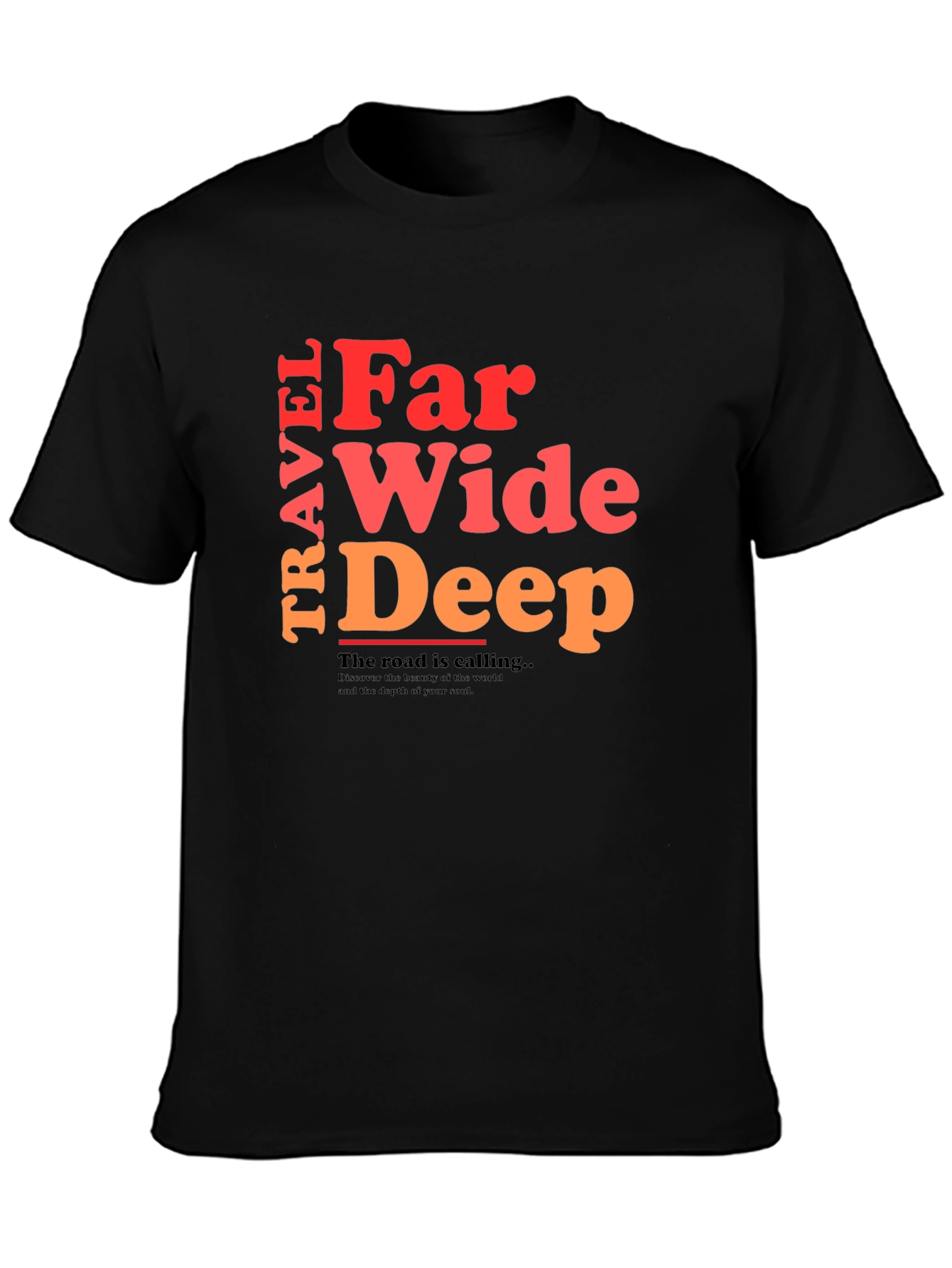 Travel Far Wide Deep Graphic Tee