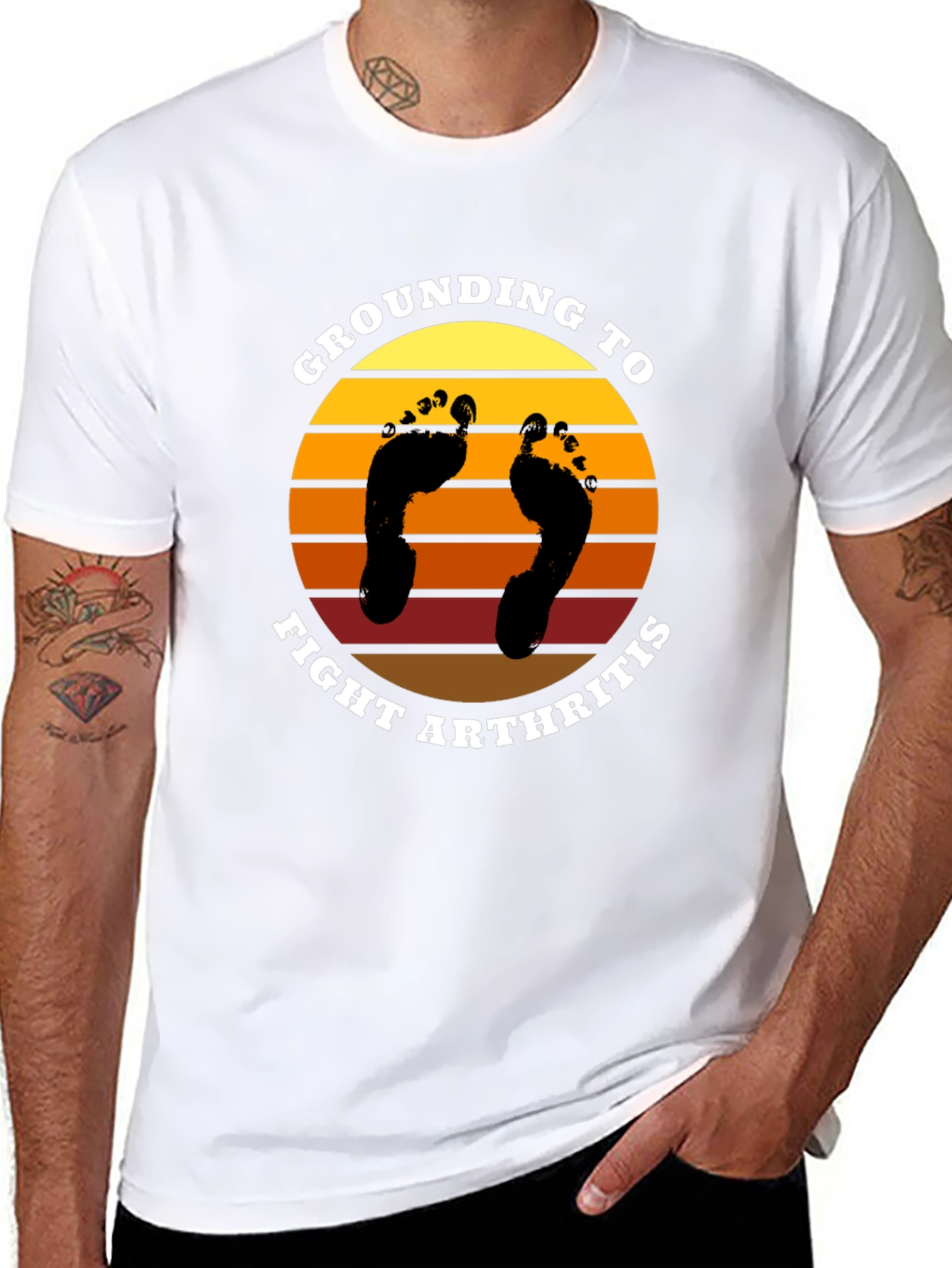 Grounding to Fight Arthritis Graphic T-Shirt