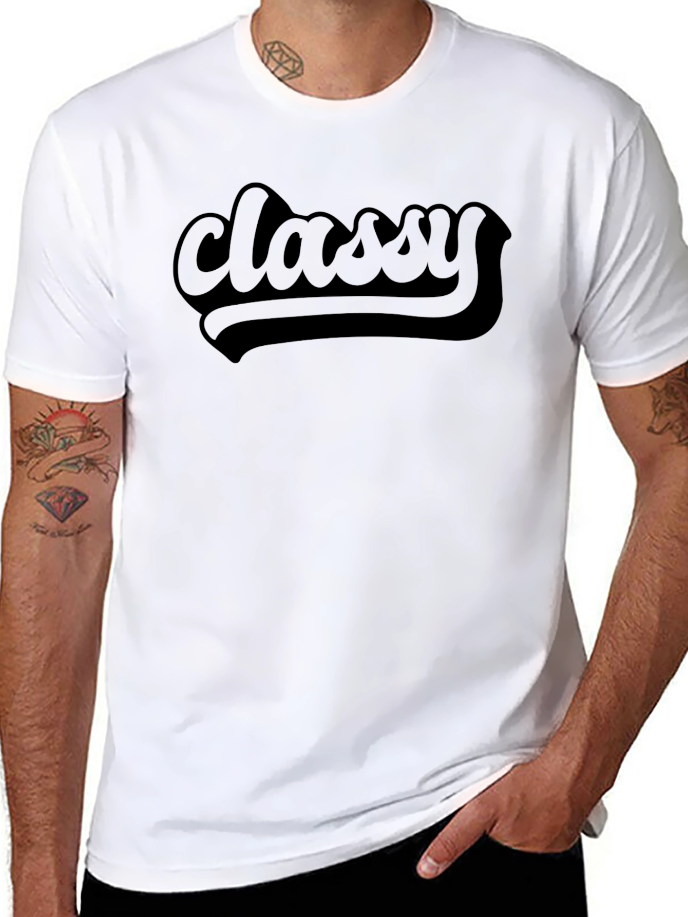 Classy Graphic T-Shirt - Bold Statement Tee